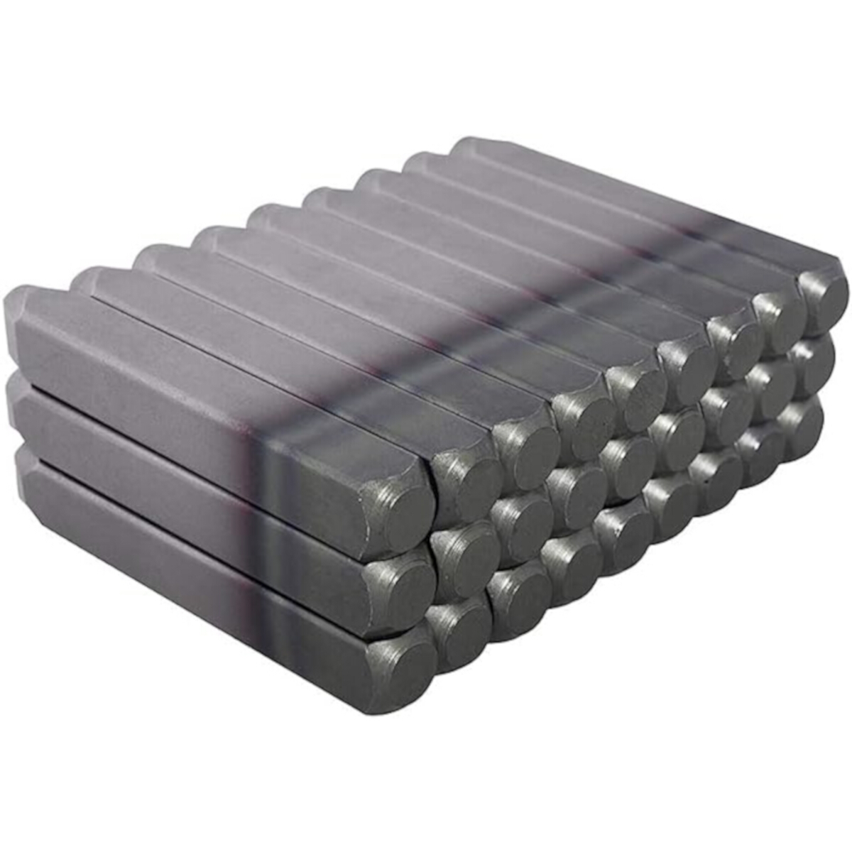 Juego De 27 Letras De Golpe De Acero 1/4 (6mm) A-z + &