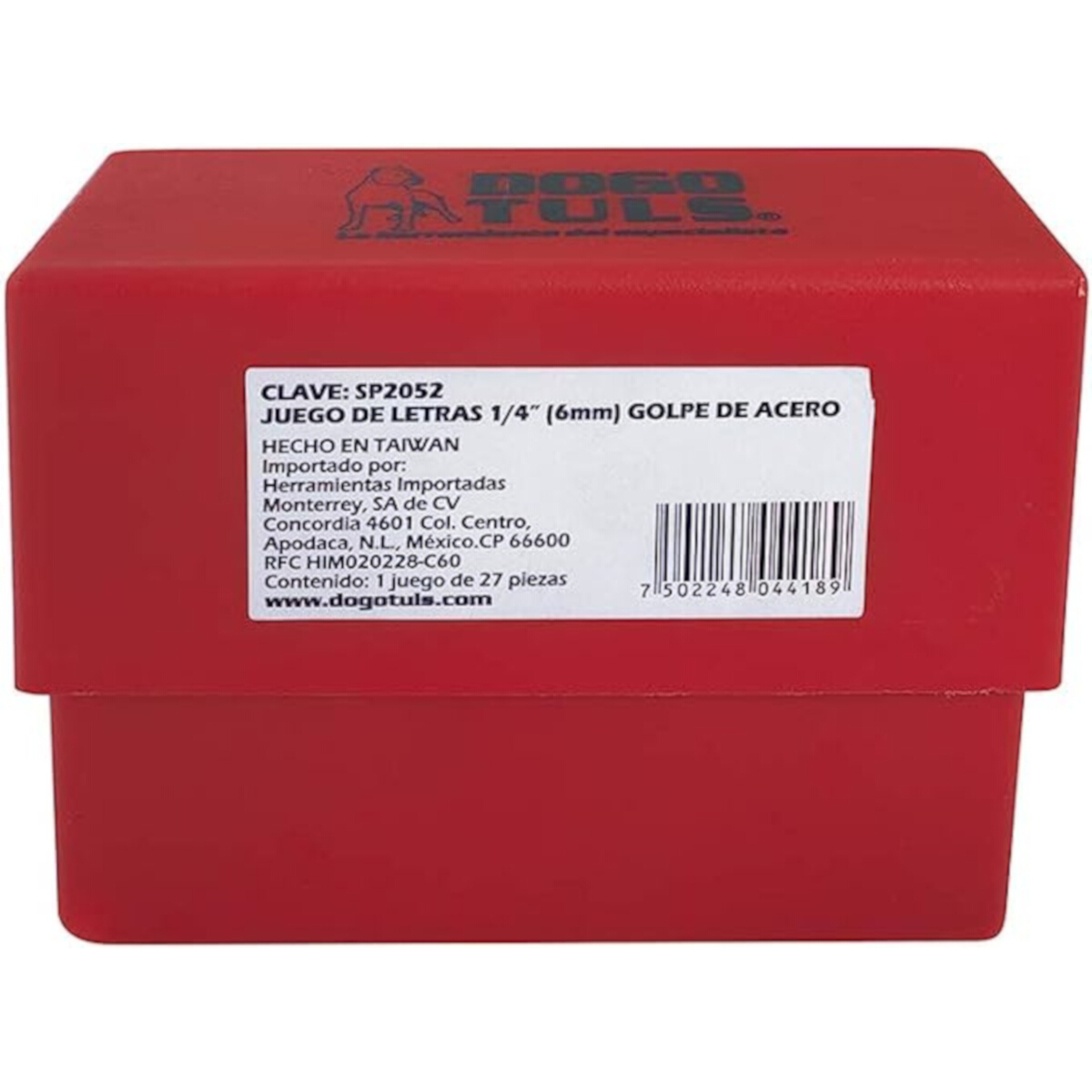 Juego De 27 Letras De Golpe De Acero 1/4 (6mm) A-z + &