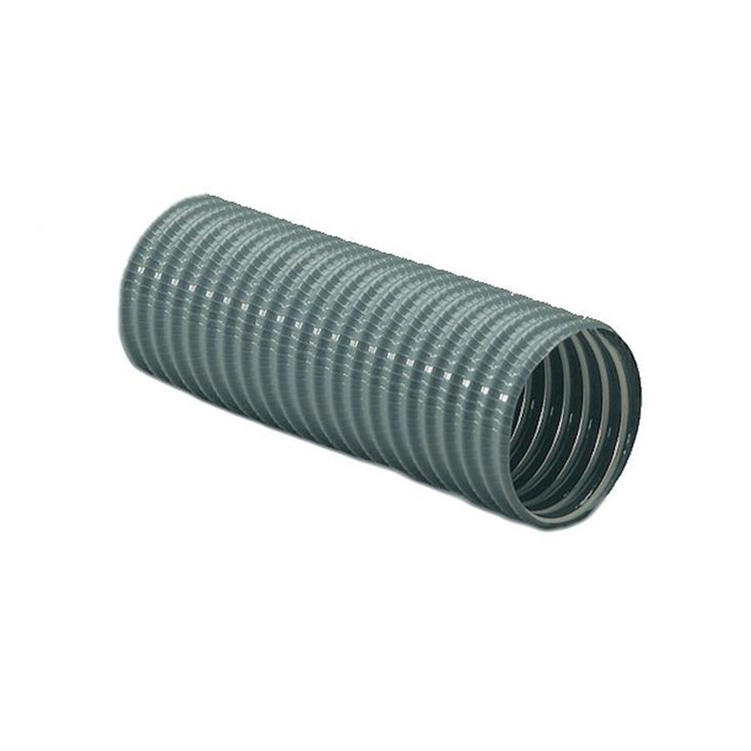Manguera Flexible para Aire, MXMGV-004-6, 1,5" Diámetrox15m, PVC c/espiral cubierto con vinilo, Gris, MG-V