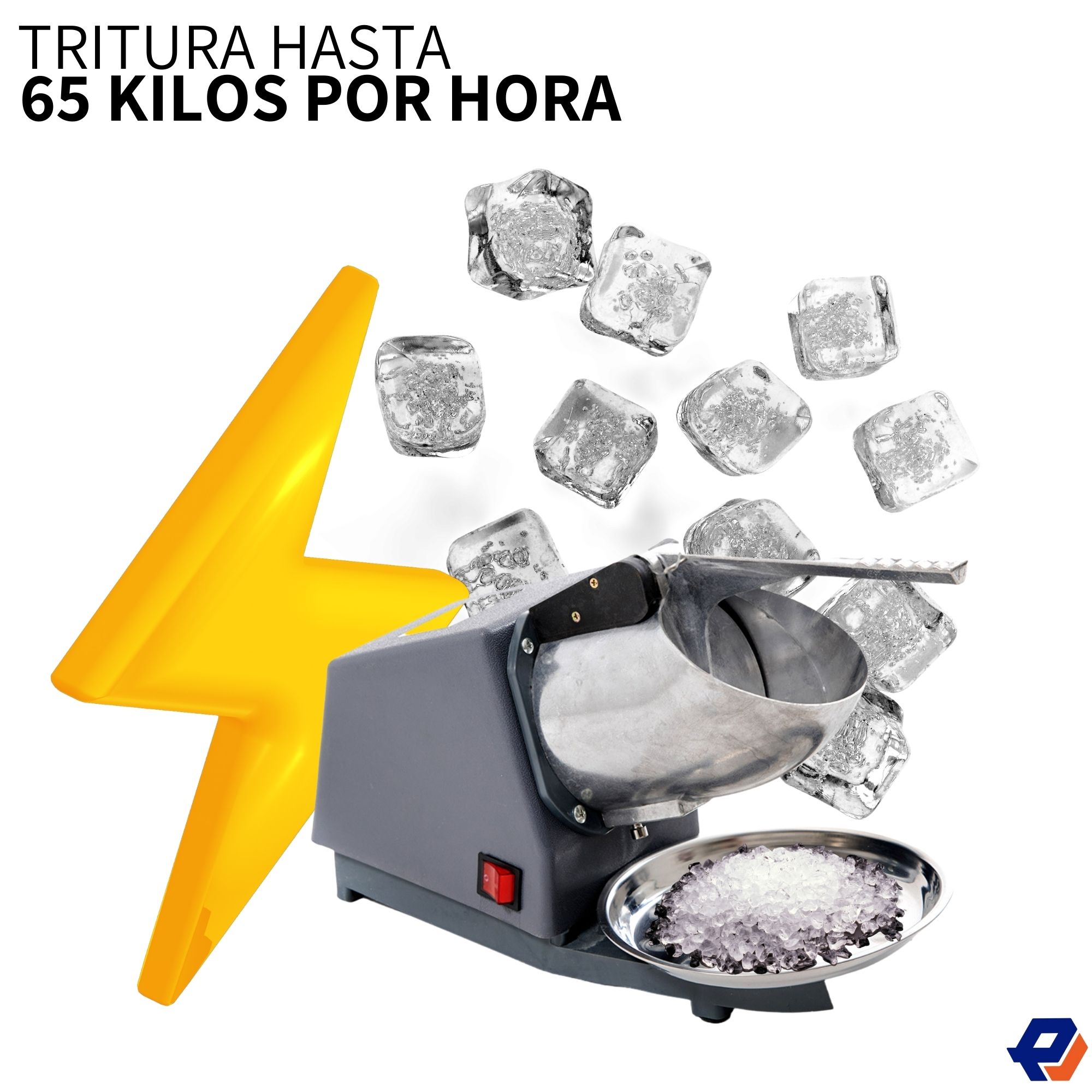 Máquina para triturar hielo 64.86 kg por Hora para uso doméstico y comercial