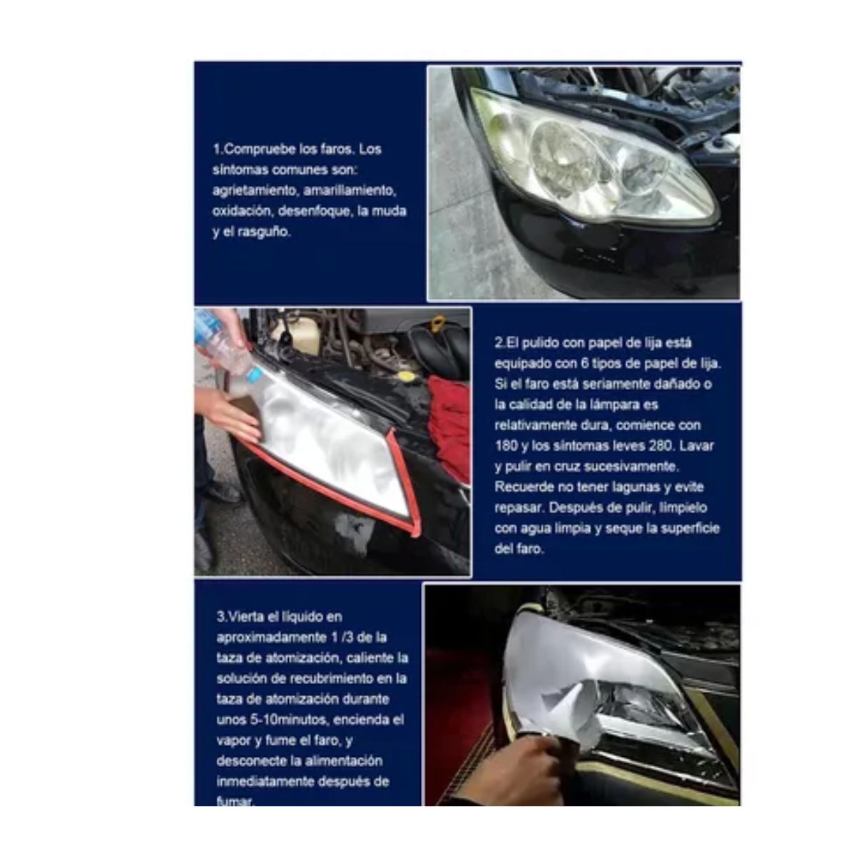 Kits De Restauración De Faros De Automóviles