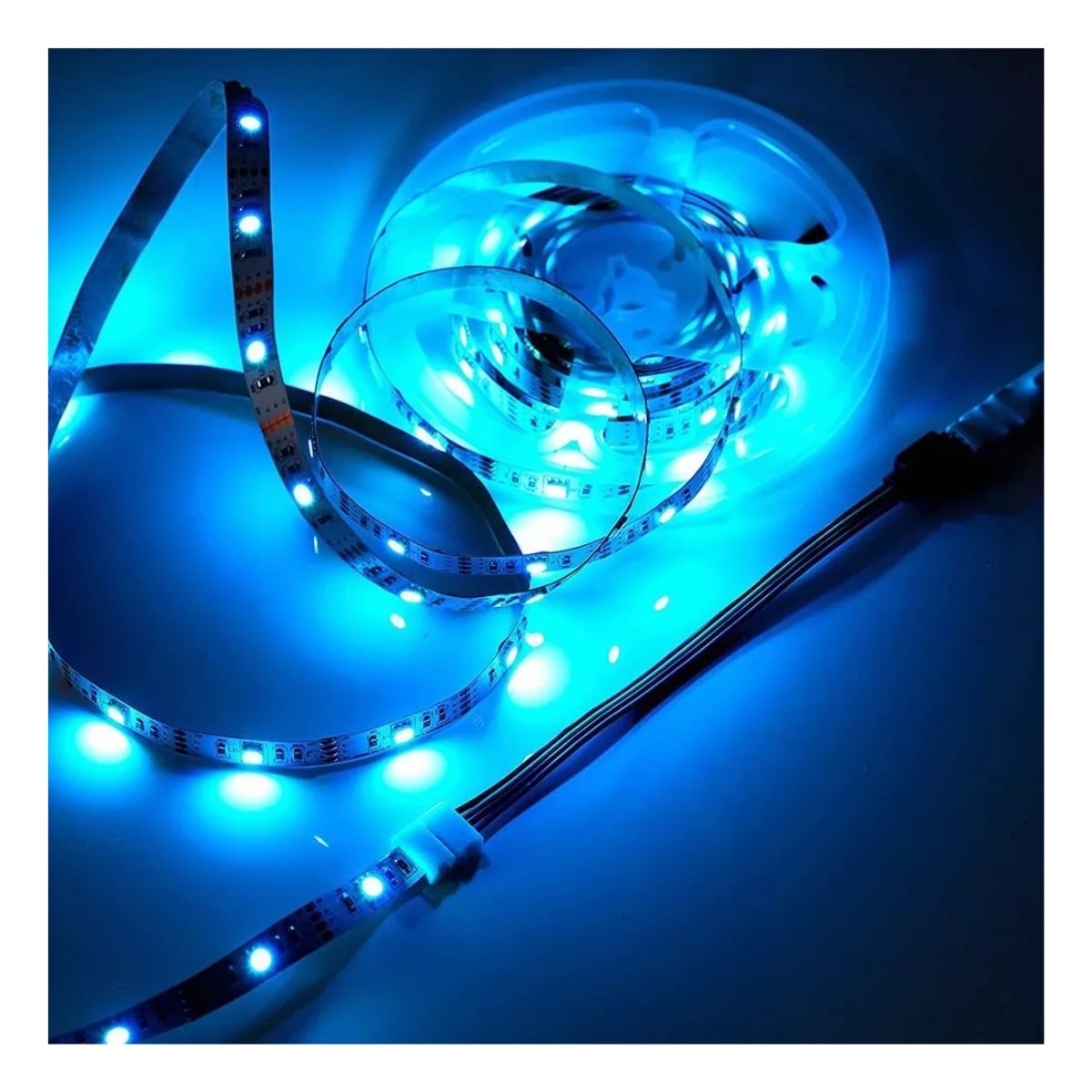 20 Pzs Conector Broche Con Cable 4 Pines Macho Tiras Led Rgb