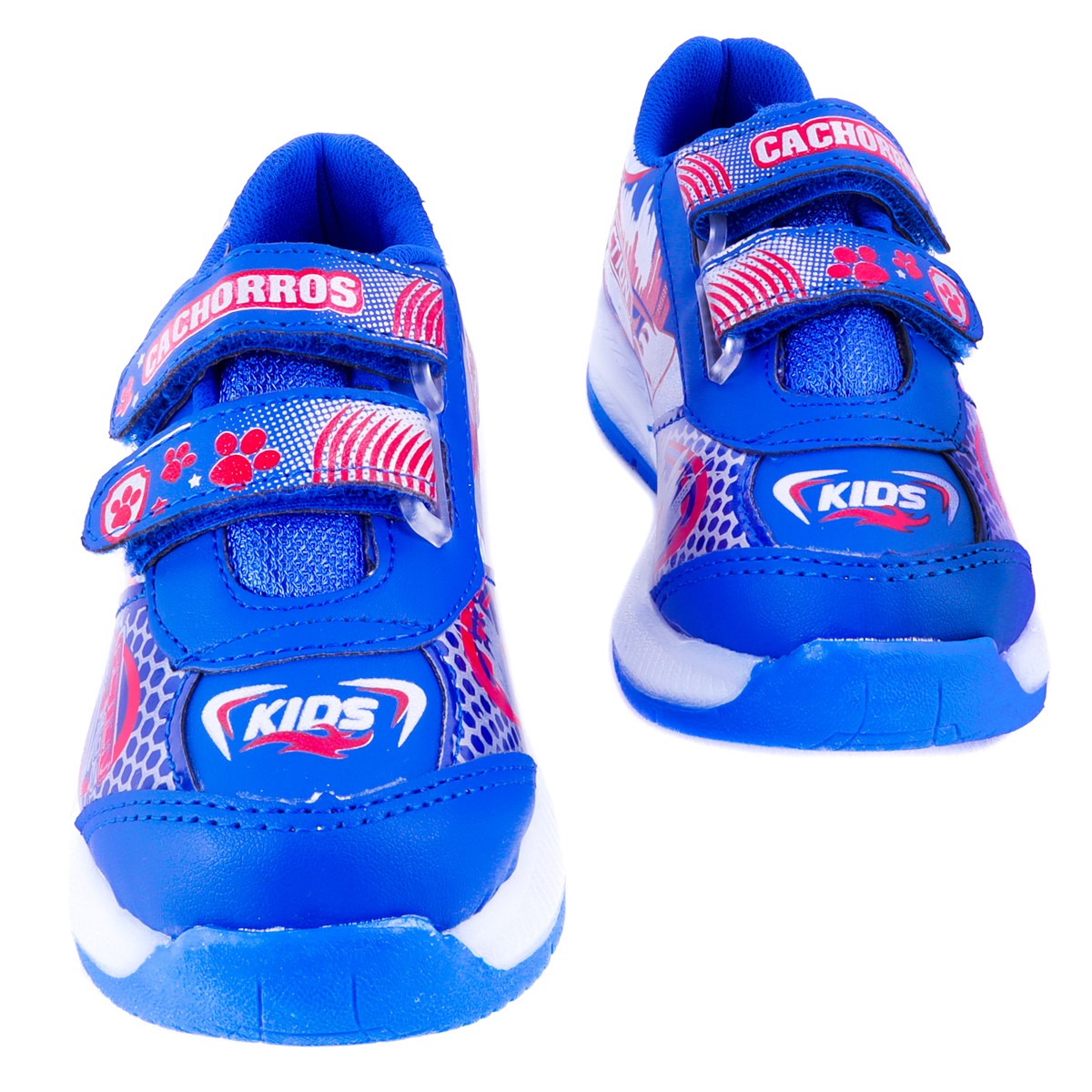 Tenis Niño Patrulla Canina Cachorros Luces Leds Azul 778-ar.