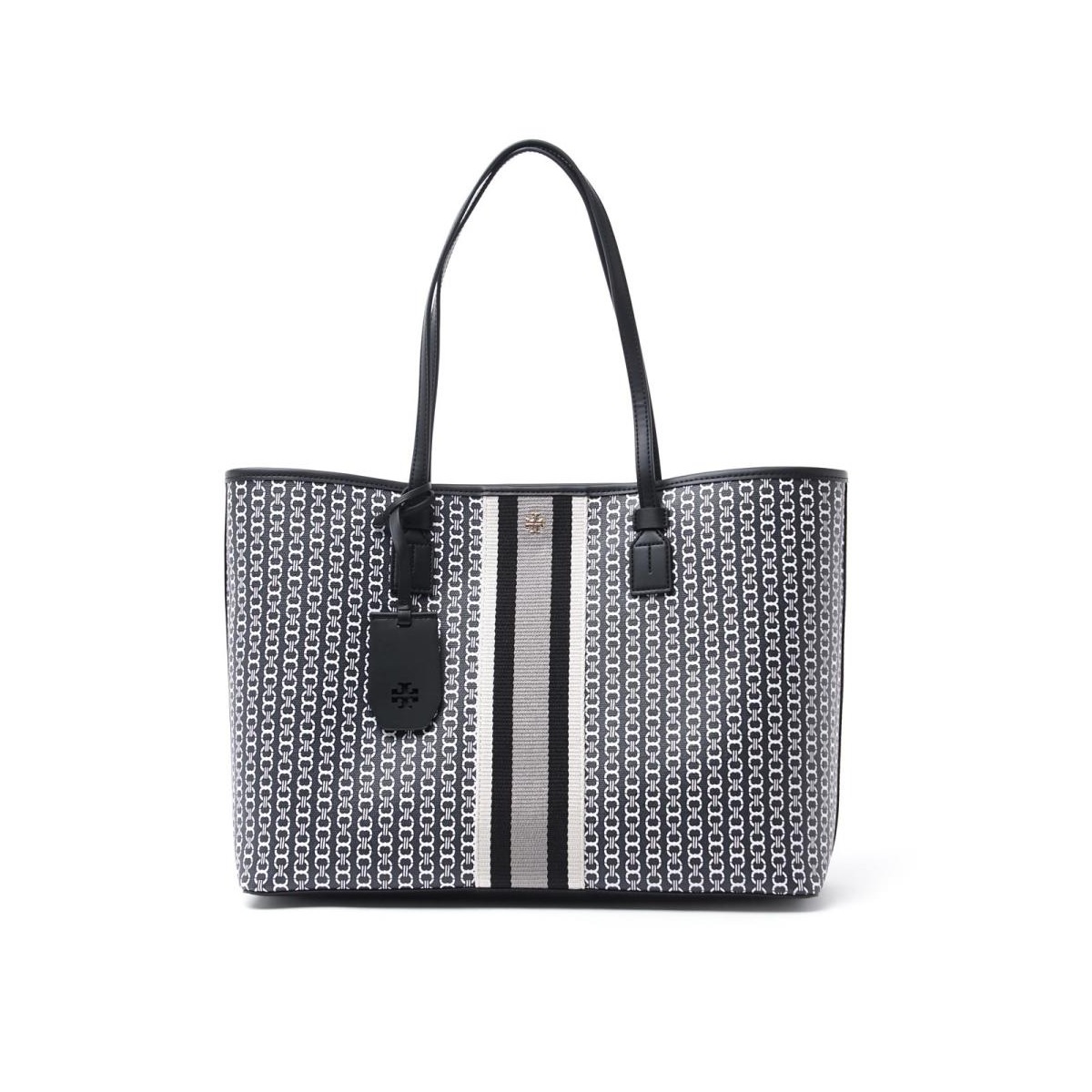 Bolsa Tory Burch Gemini Link Canvas Tote 53303 892 Negro