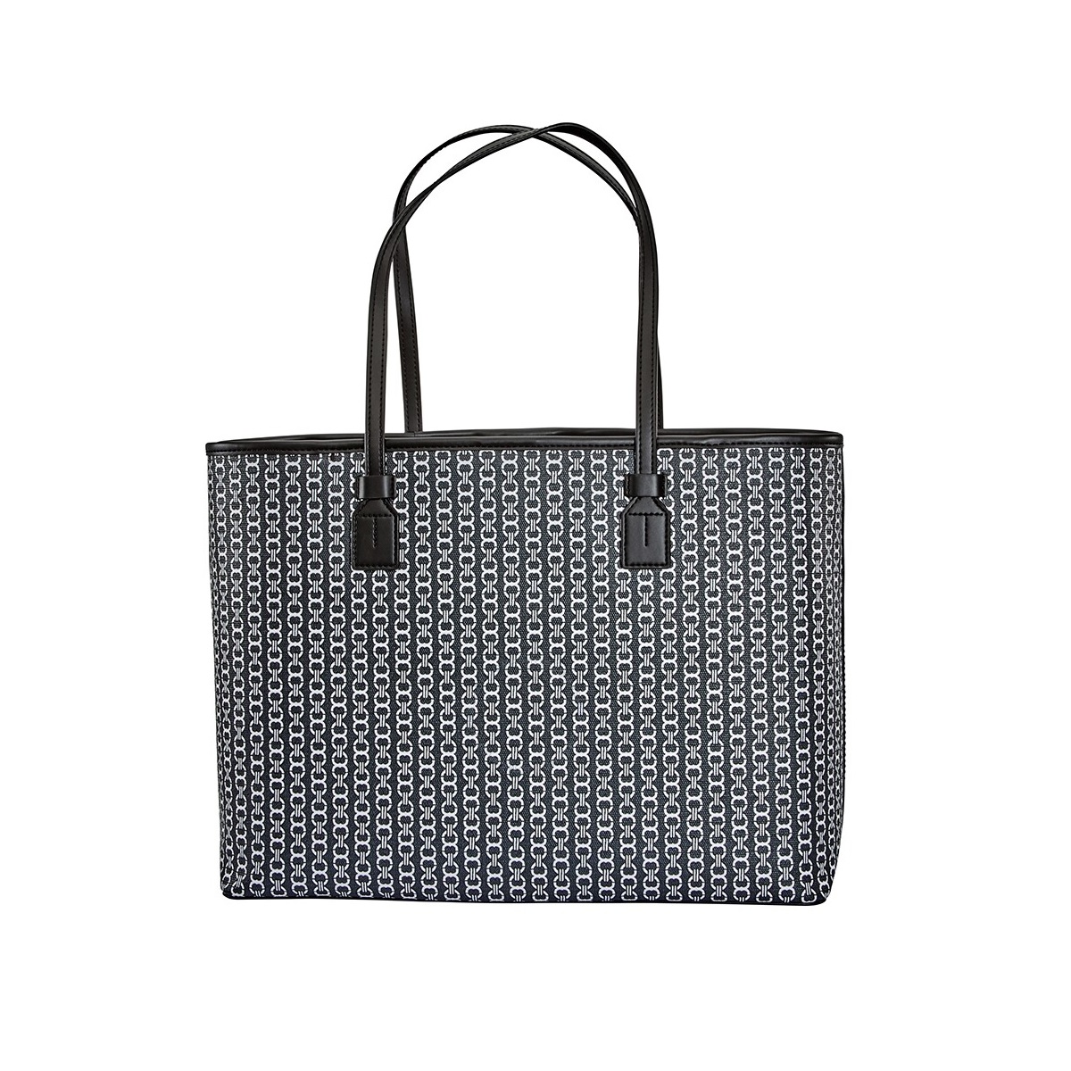 Bolsa Tory Burch Gemini Link Canvas Tote 53303 892 Negro