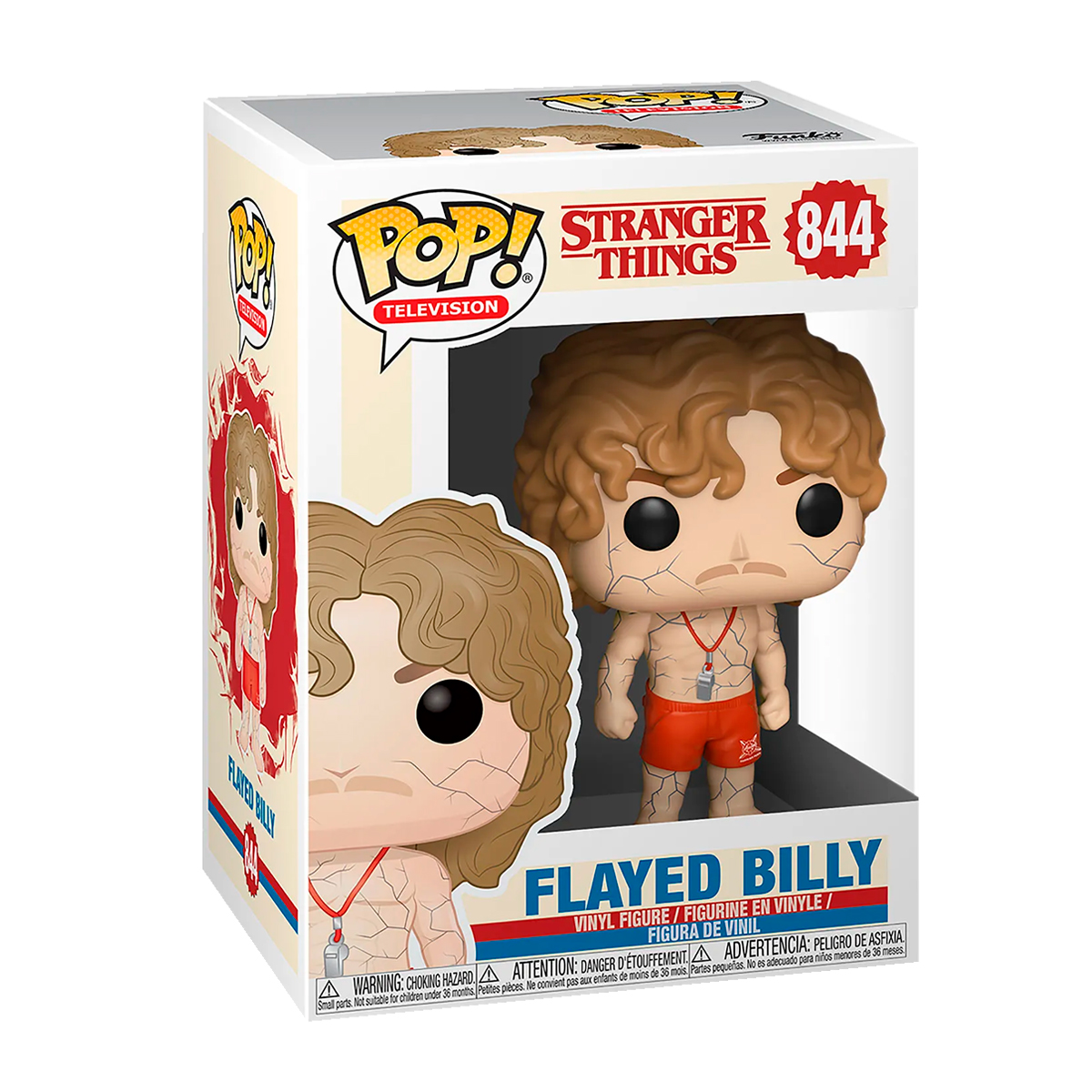 Funko Pop Billy Flayed #844 Stranger Things Season 3 Figura Original