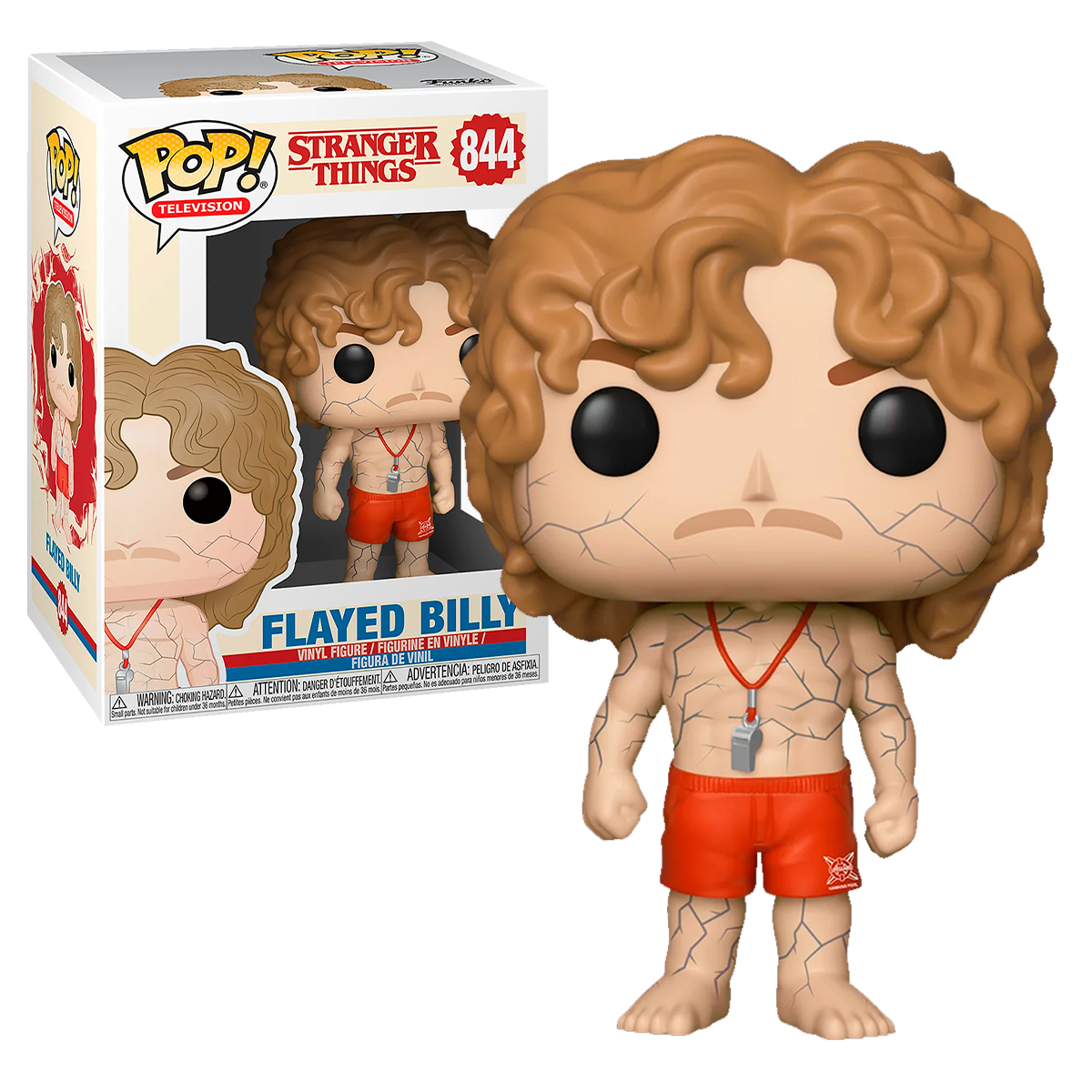 Funko Pop Billy Flayed #844 Stranger Things Season 3 Figura Original