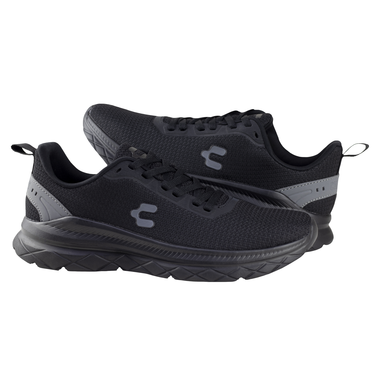 Tenis Running Negro Charly Hombre 1086445 Suela Eva Trotar