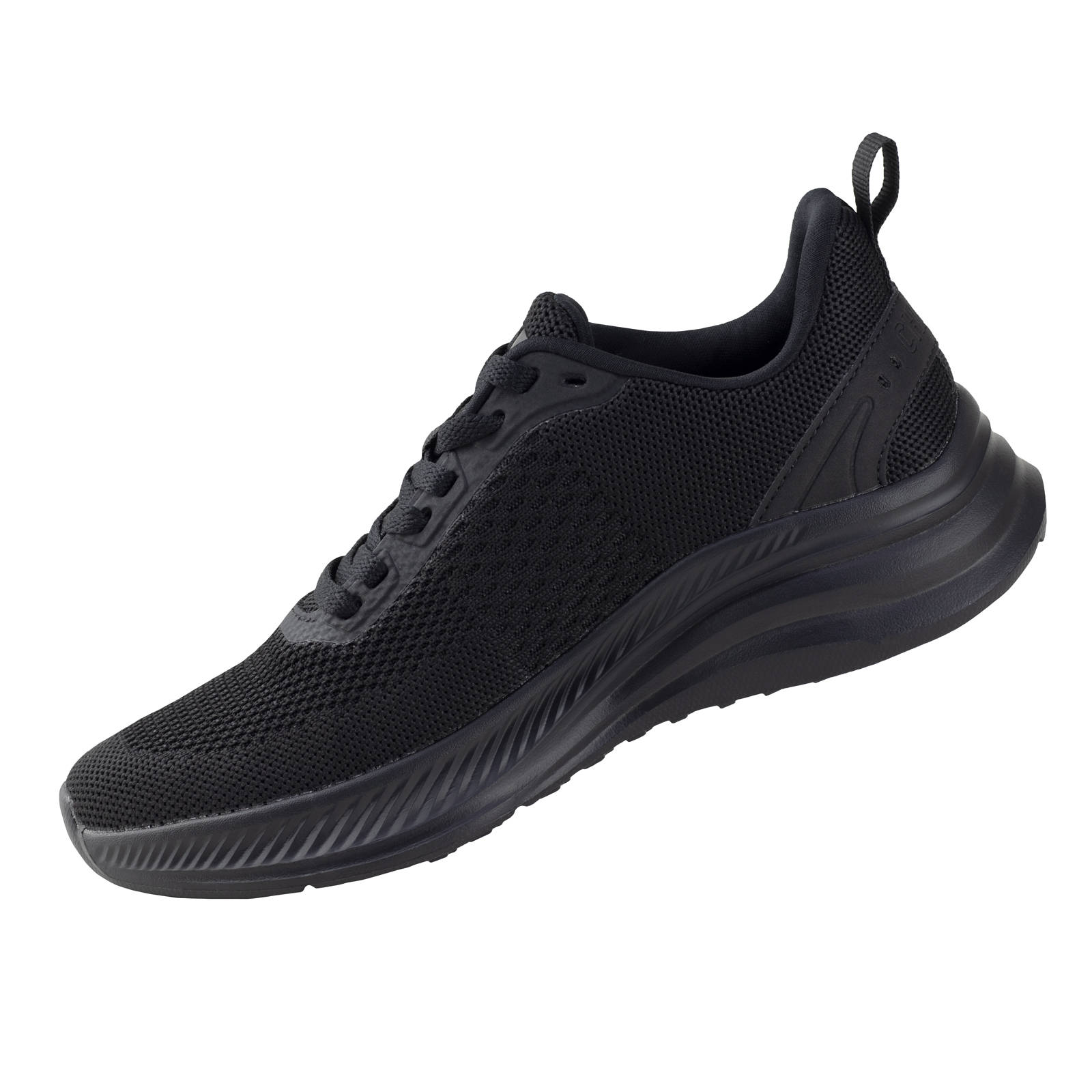 Tenis Negro Running Mujer Charly 1059303 Negro Moda Tejidos