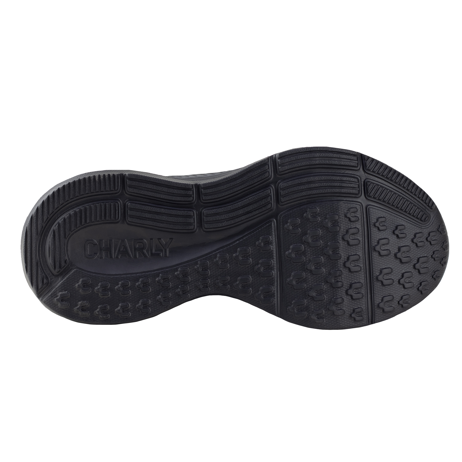 Tenis Negro Running Mujer Charly 1059303 Negro Moda Tejidos