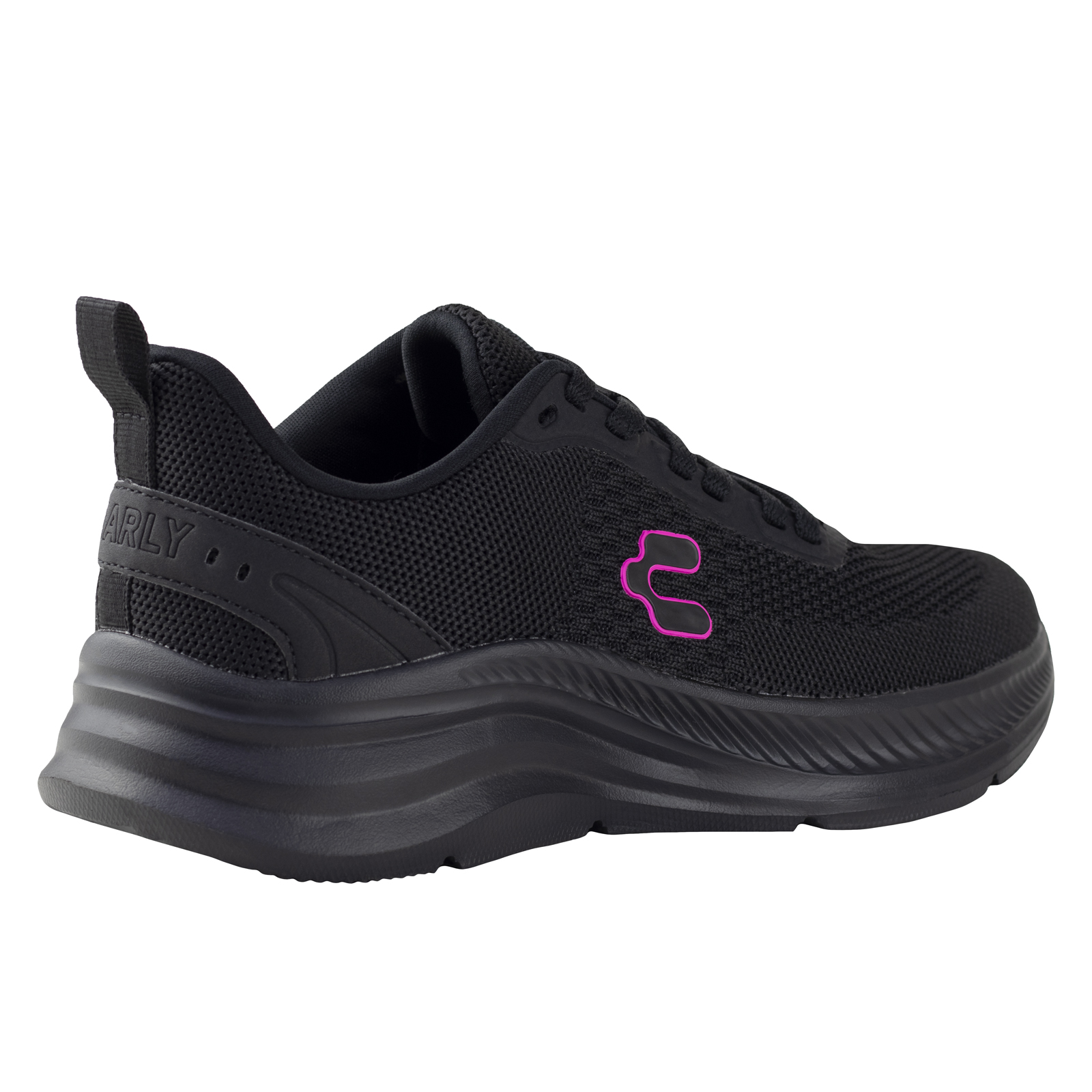 Tenis Negro Running Mujer Charly 1059303 Negro Moda Tejidos
