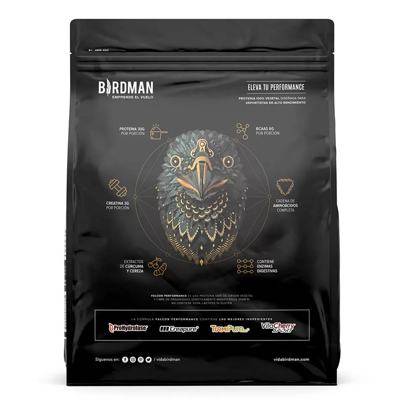 Birdman Falcon Performance Proteína Vegetal Sabor Vainilla 2.1 kg