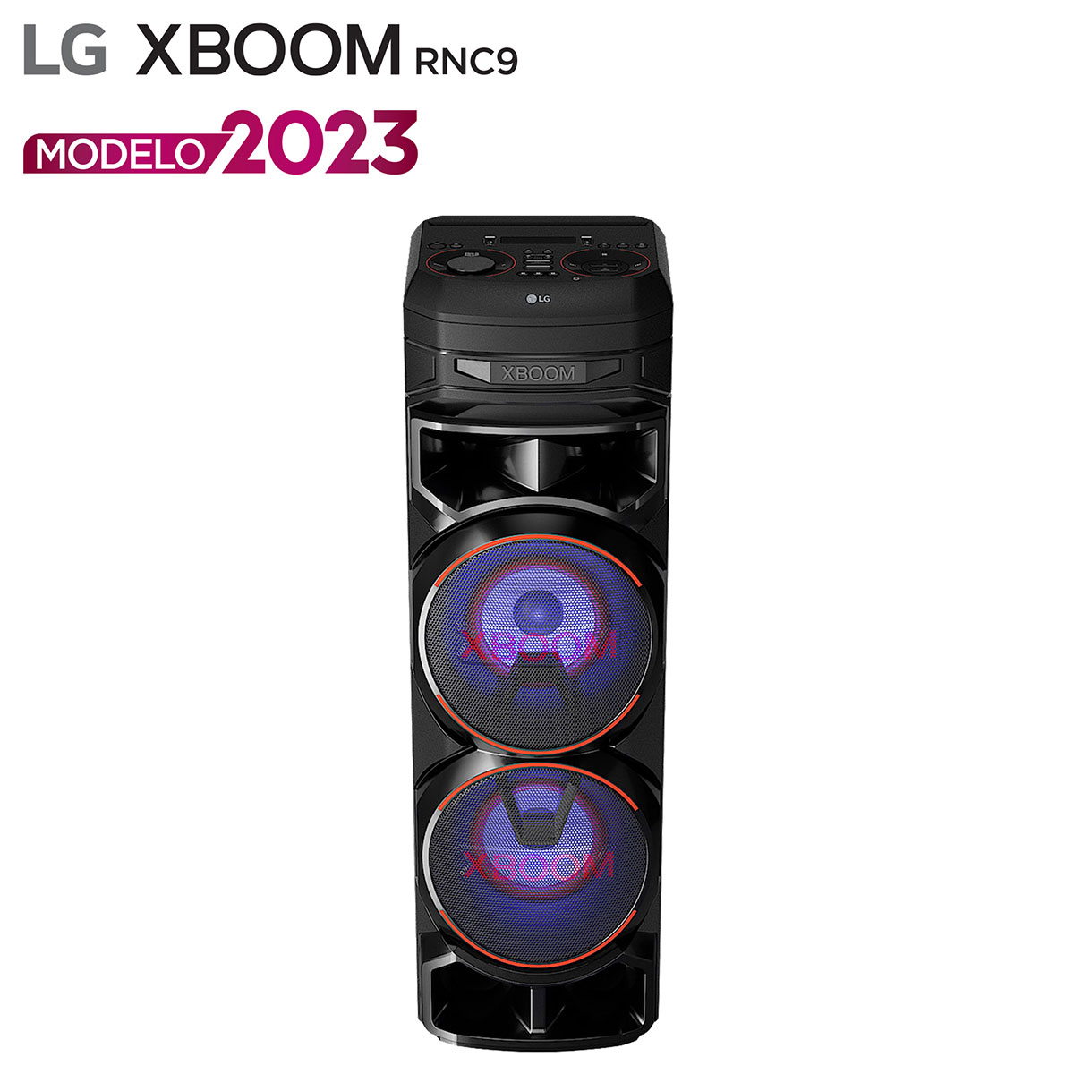 Torre de sonido Super Bass Bost LG XBOOM RNC9 Bluetooth y 4 Bocinas de 2 vías