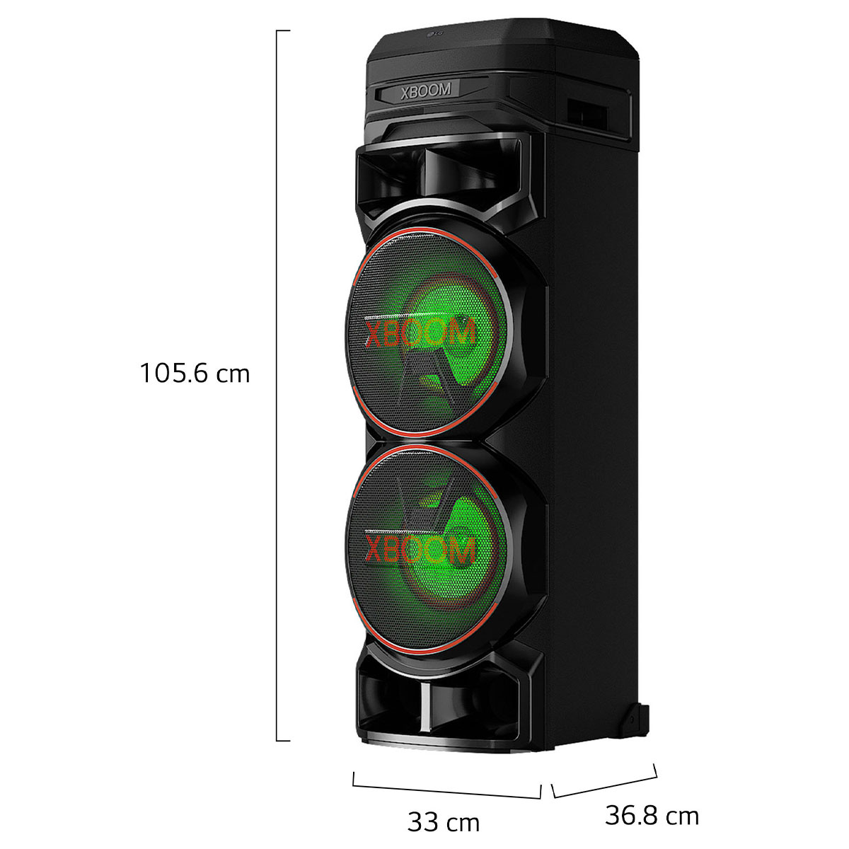 Torre de sonido Super Bass Bost LG XBOOM RNC9 Bluetooth y 4 Bocinas de 2 vías