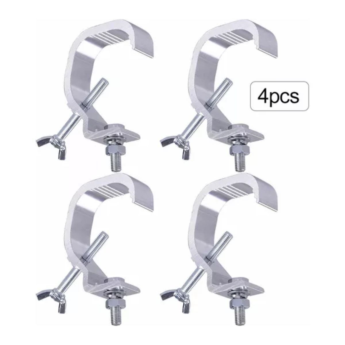 4 Piezas Clamps Kit Gancho Para Luces Aluminio De Escenario