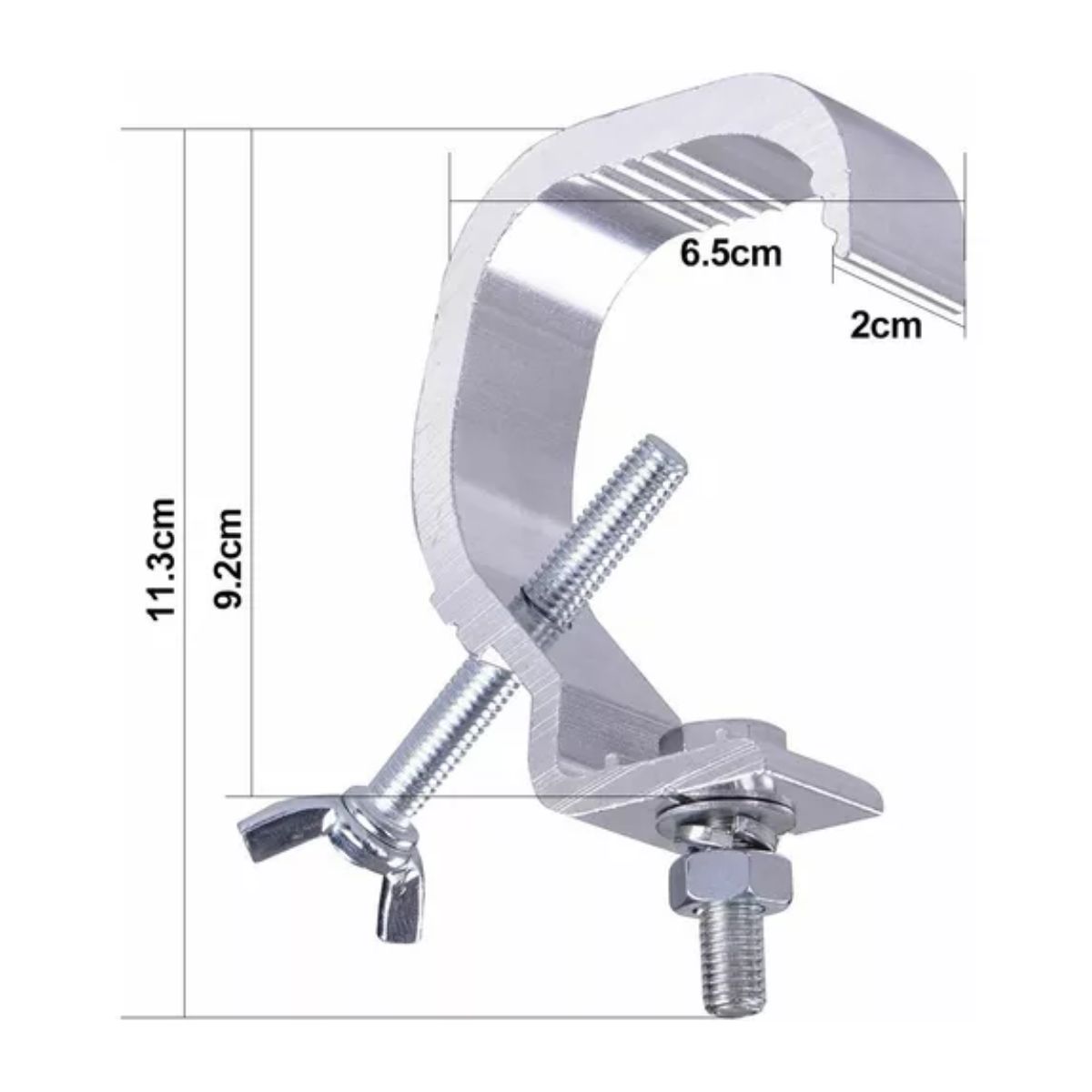 4 Piezas Clamps Kit Gancho Para Luces Aluminio De Escenario