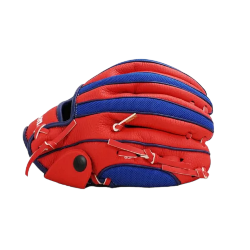 Guante de Beisbol Wilson A200 10in Rojo Azul Zurdo
