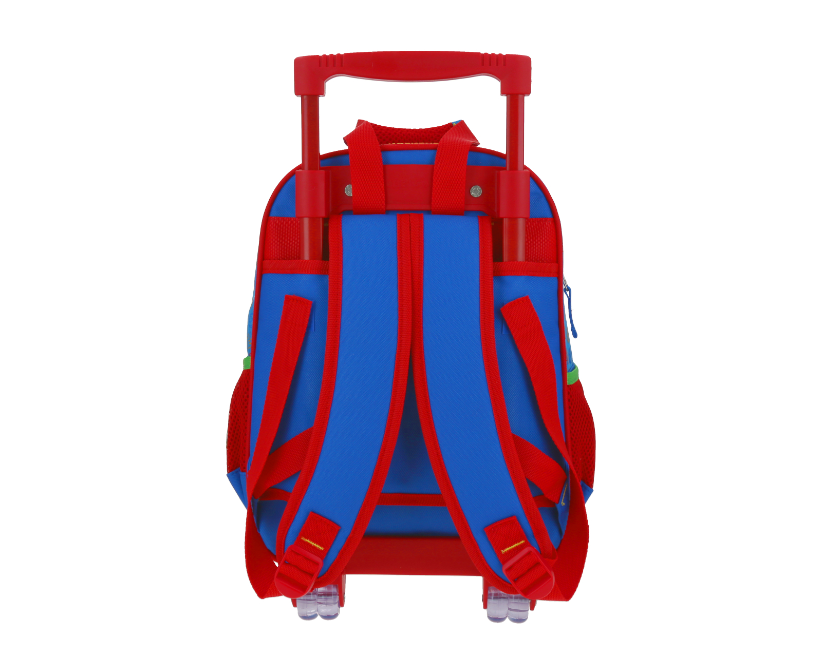 MOCHILA RUEDAS CHENSON NIÑO MARIO BROS PREESCOLAR KINDER CARRO DE FABRICA REFORZADO MB65679-9 COLECCION FLASHY