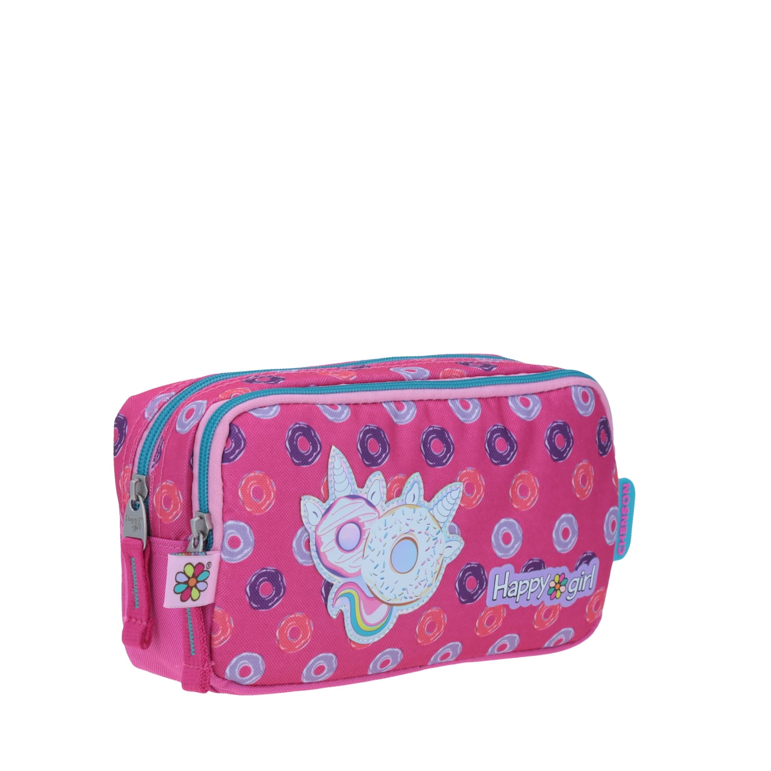 Lapicera Chenson Doble Cierre Happy Girl dona unicornio HG64399-P