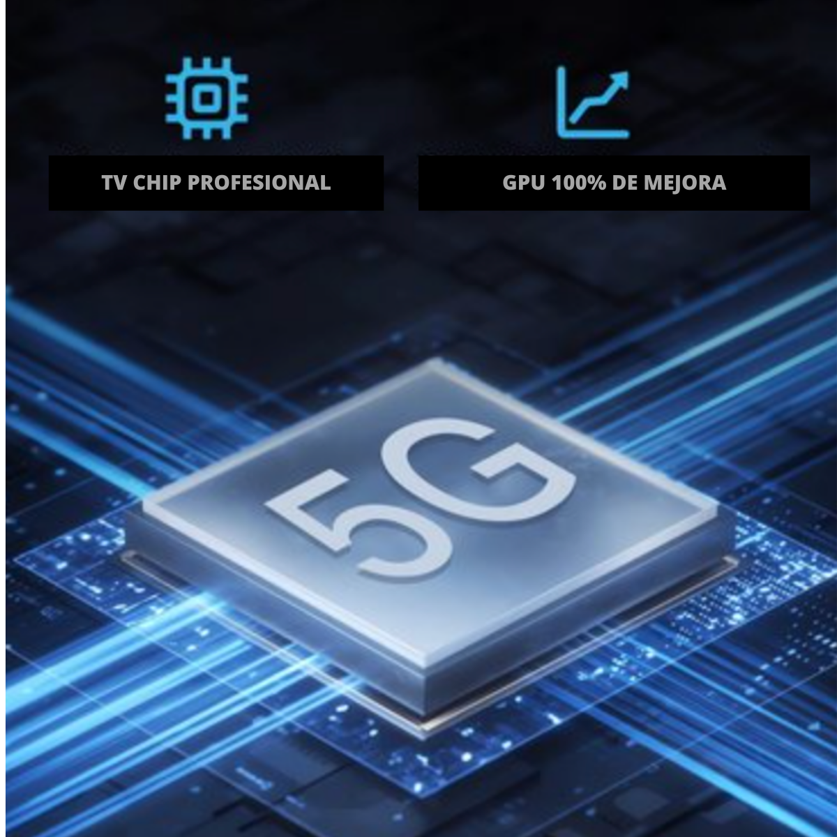 Proyector S10 color Blanco 5G Bluetooth Android Proyecta hasta 120 ''.