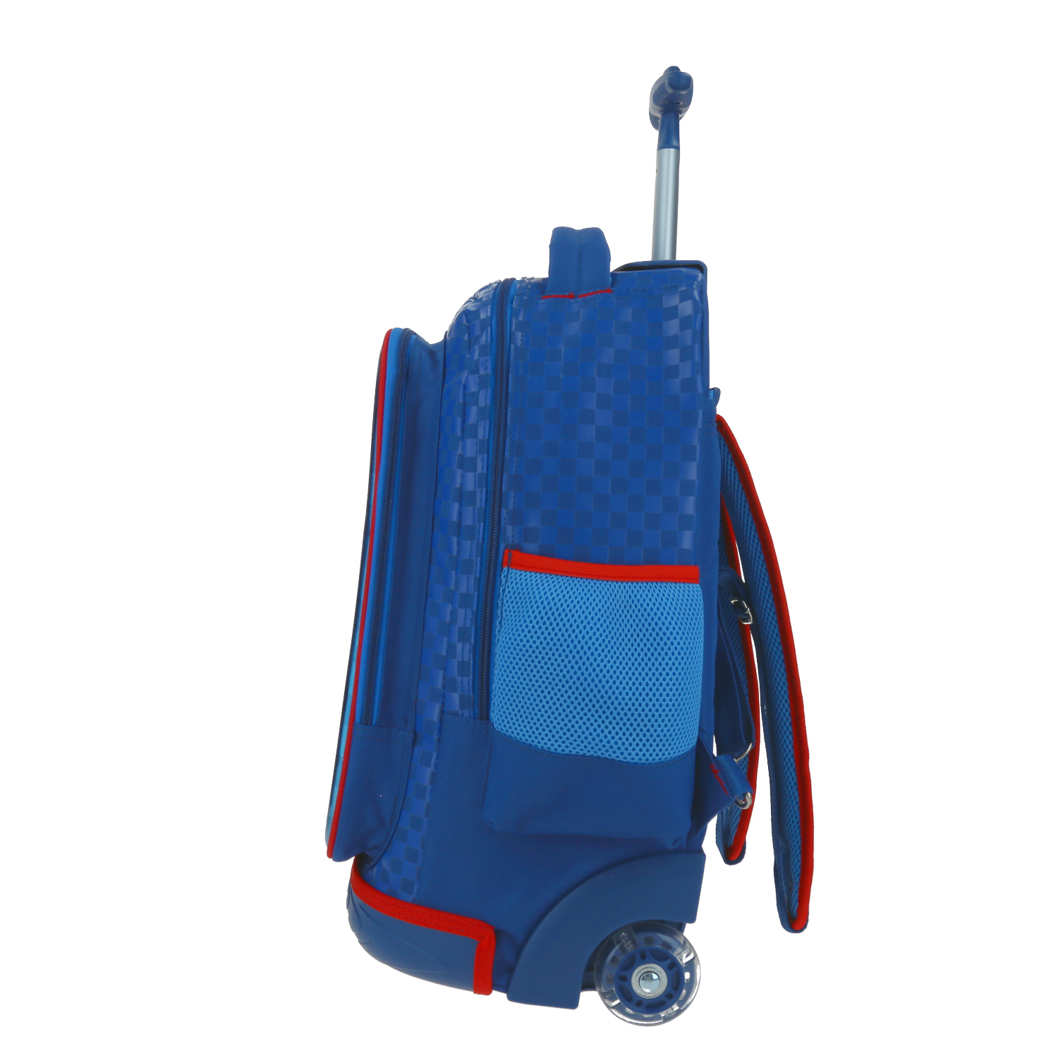 Mochila Escolar Grande Chenson con Baston y Ruedas con Luz Mario Bros Kart MB65720-9 Markt