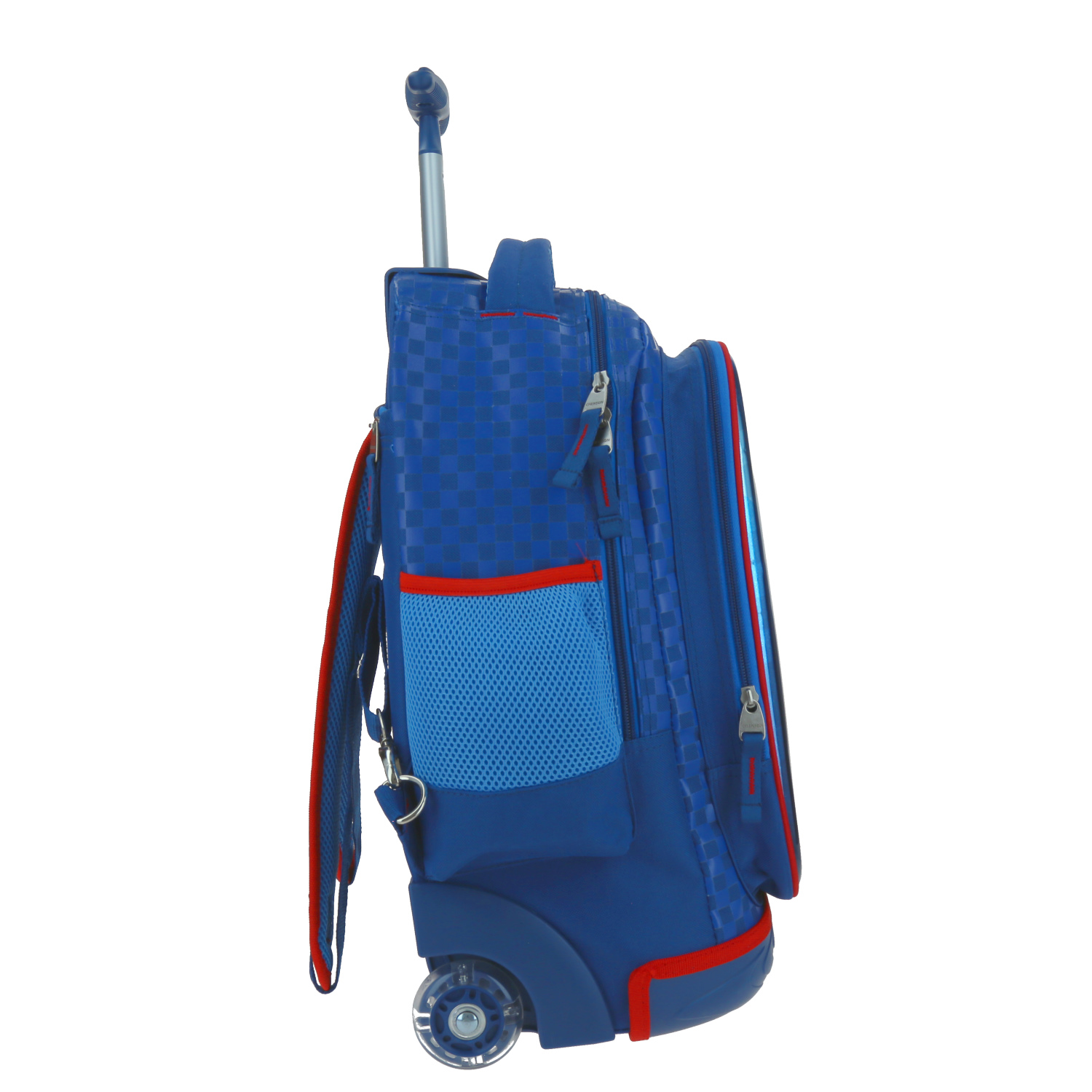 Mochila Escolar Grande Chenson con Baston y Ruedas con Luz Mario Bros Kart MB65720-9 Markt