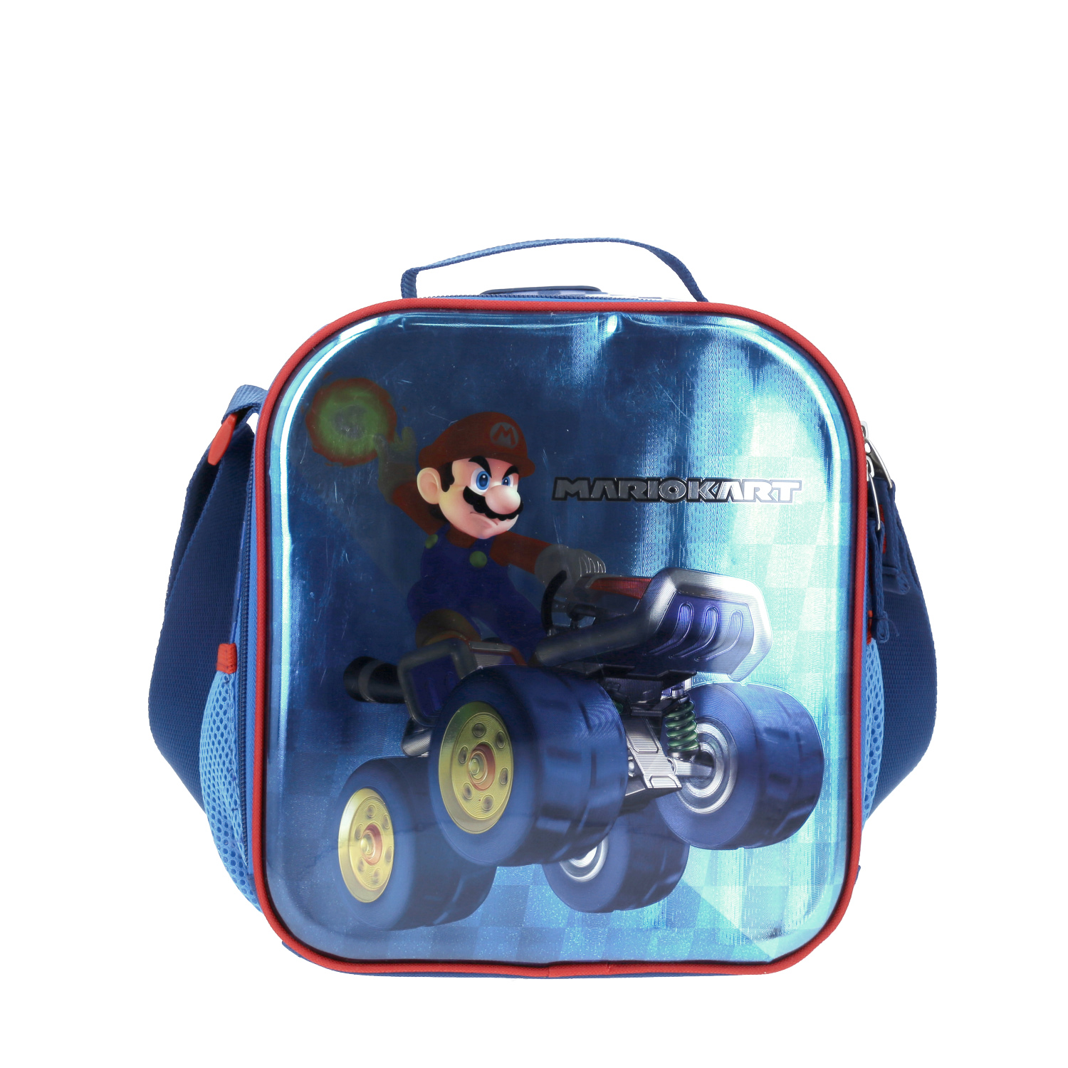Mochila Escolar Grande Chenson con Baston y Ruedas con Luz Mario Bros Kart MB65720-9 Markt