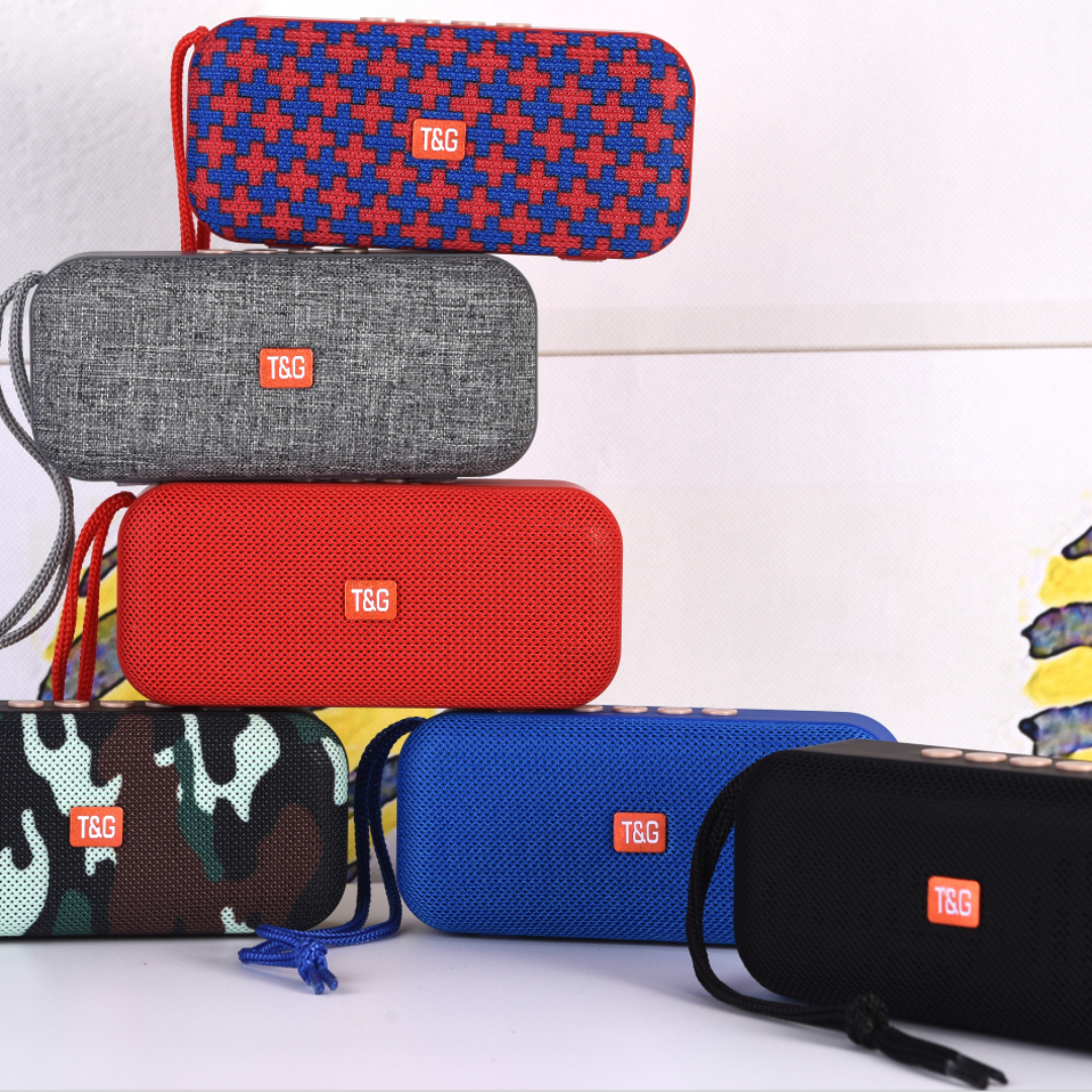 T&G BOCINA BLUETOOTH PORTATIL  COLOR GRIS, MINI BOCINA, ALTAVOZ INALAMBRICO BLUETOOTH 5.0 MICRO/SD RADIO FM COMPATIBLE CON iOS, ANDROID, TABLET, ORDENADORES; PARA EXTERIORES E INTERIORES