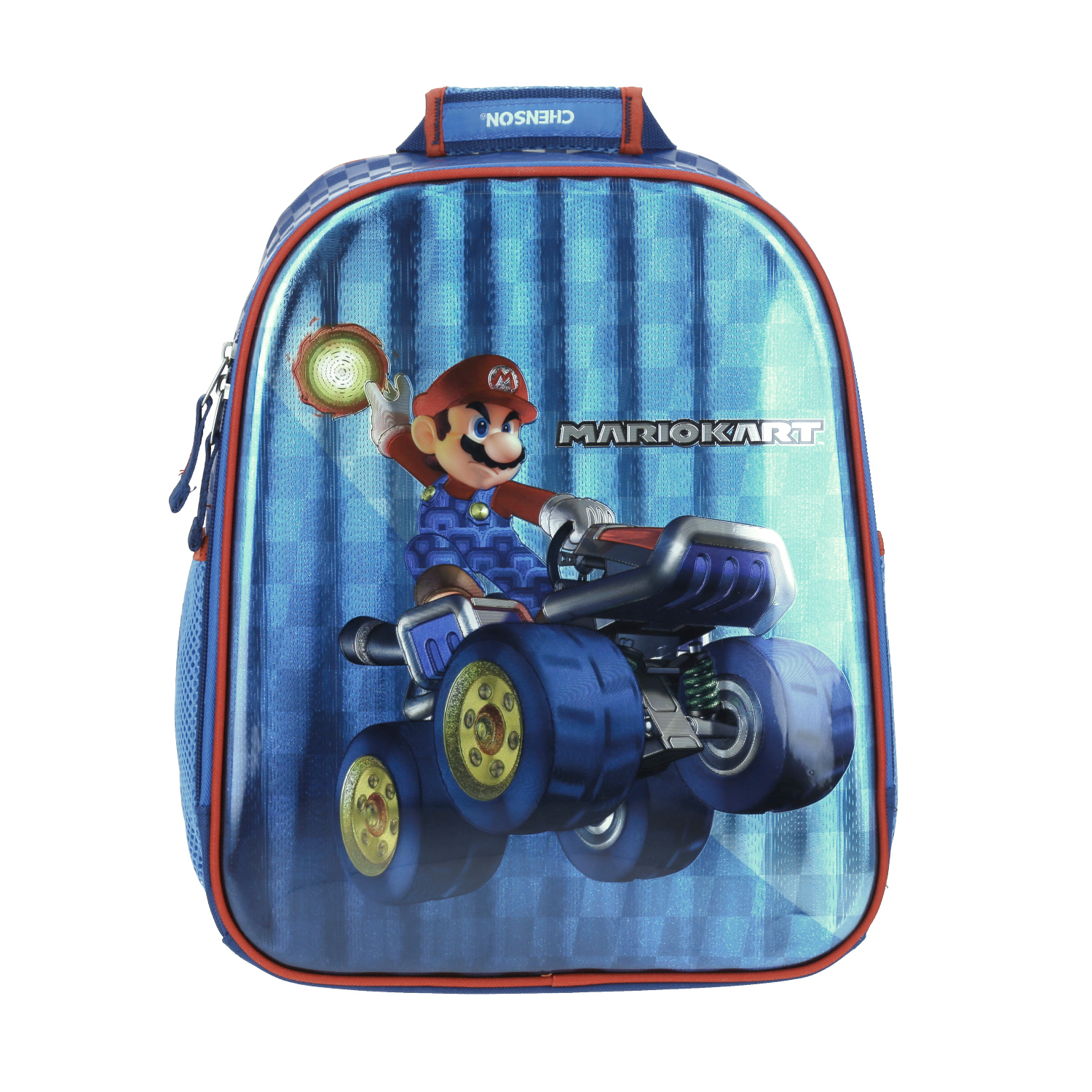 Mochila Chica Preescolar Kinder Chenson Mario Bros Kart Mb65724-9 Coleccion Markt
