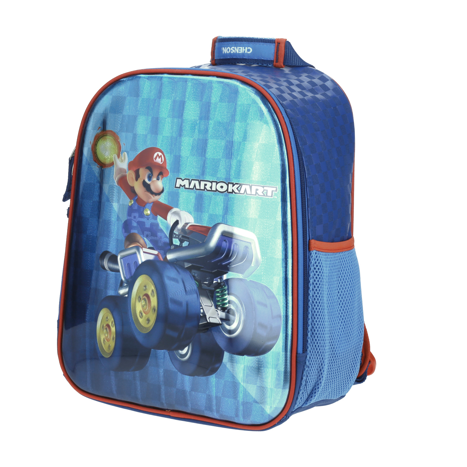 Mochila Chica Preescolar Kinder Chenson Mario Bros Kart Mb65724-9 Coleccion Markt