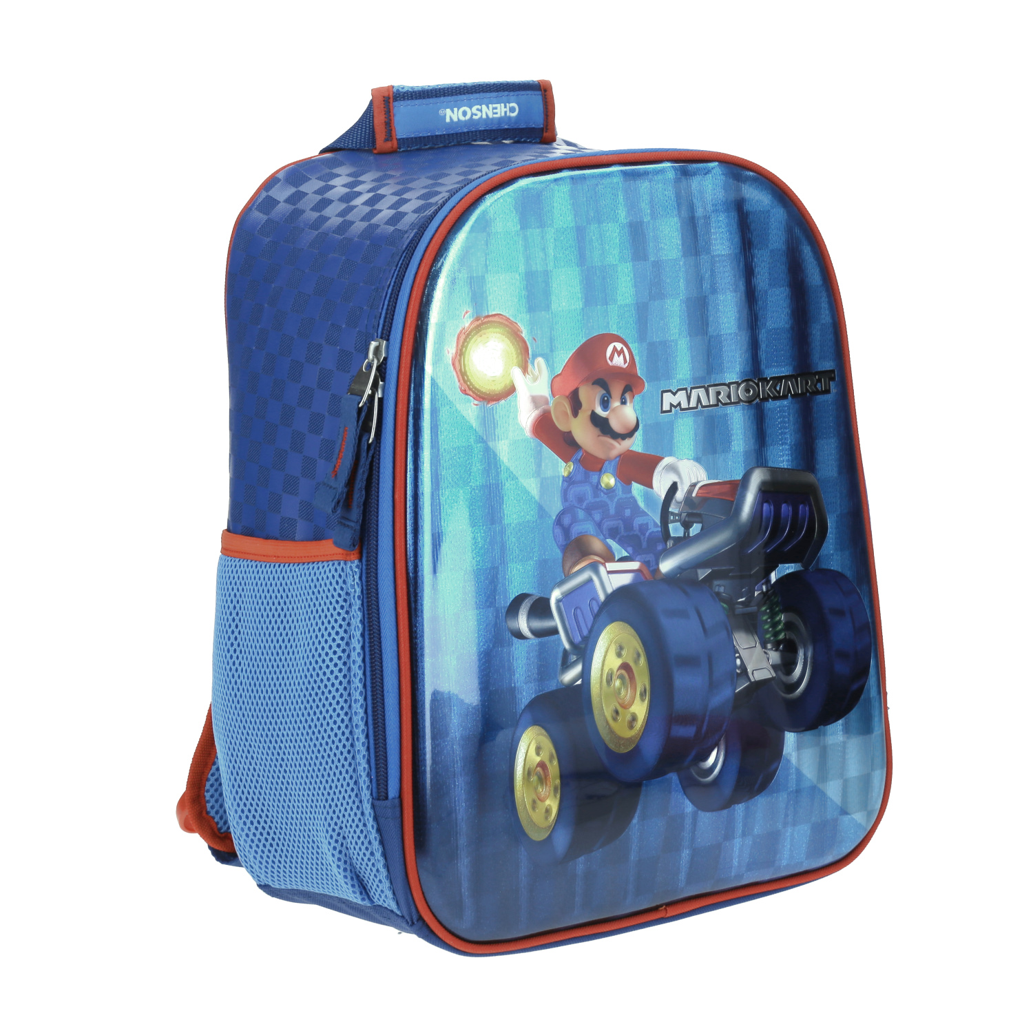 Mochila Chica Preescolar Kinder Chenson Mario Bros Kart Mb65724-9 Coleccion Markt