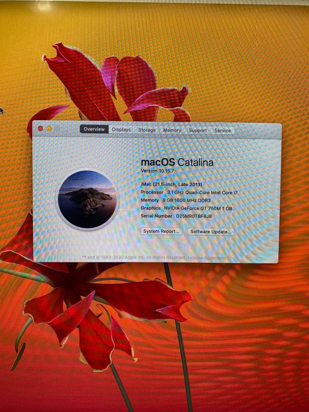 iMac 2013 Core I7 4ta Gen Quadcore 21,5-inch 8gb Ram 1tb Hd