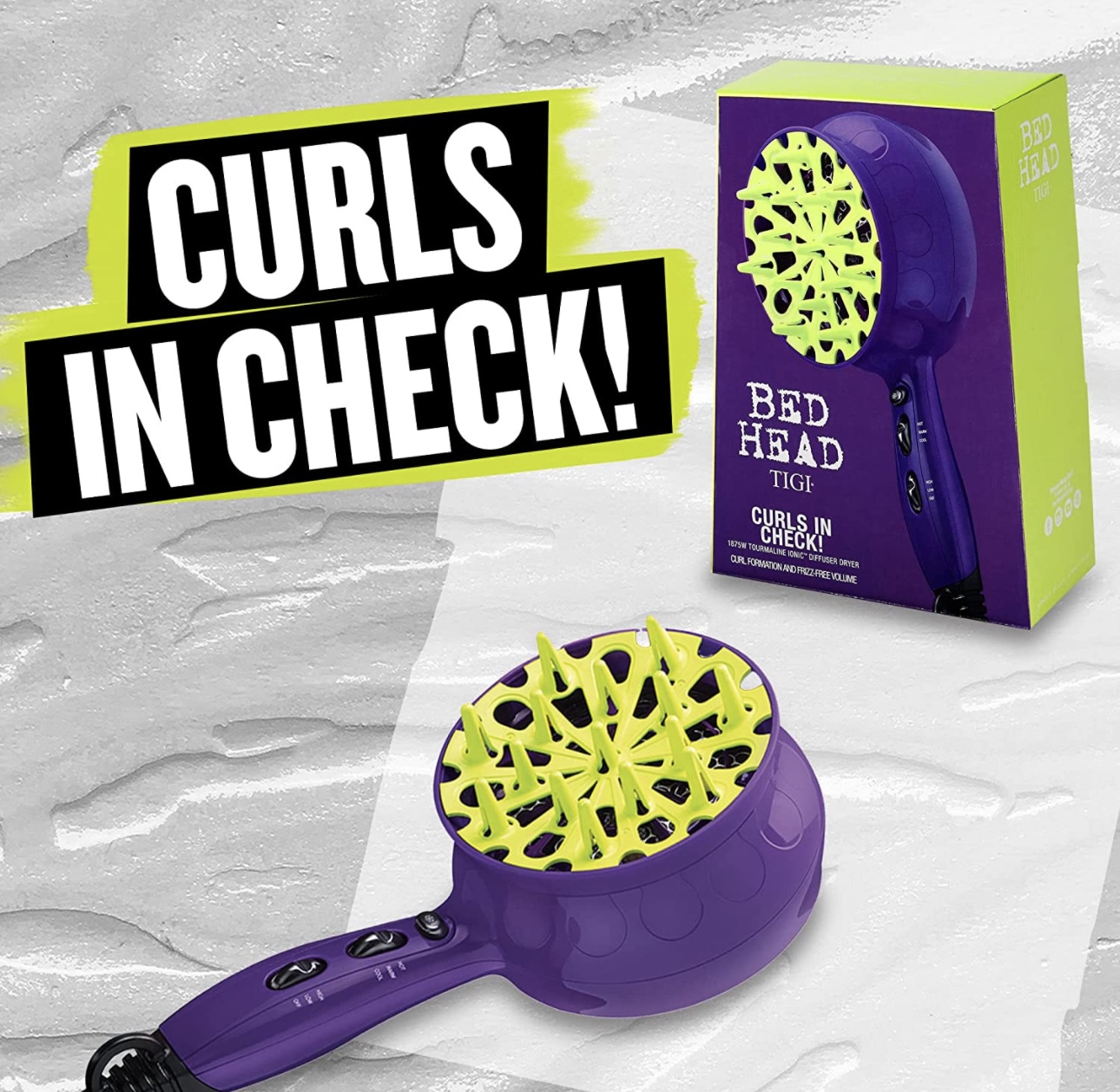 Bed Head Curls Secador De Pelo Difusor Para Cabello Chino