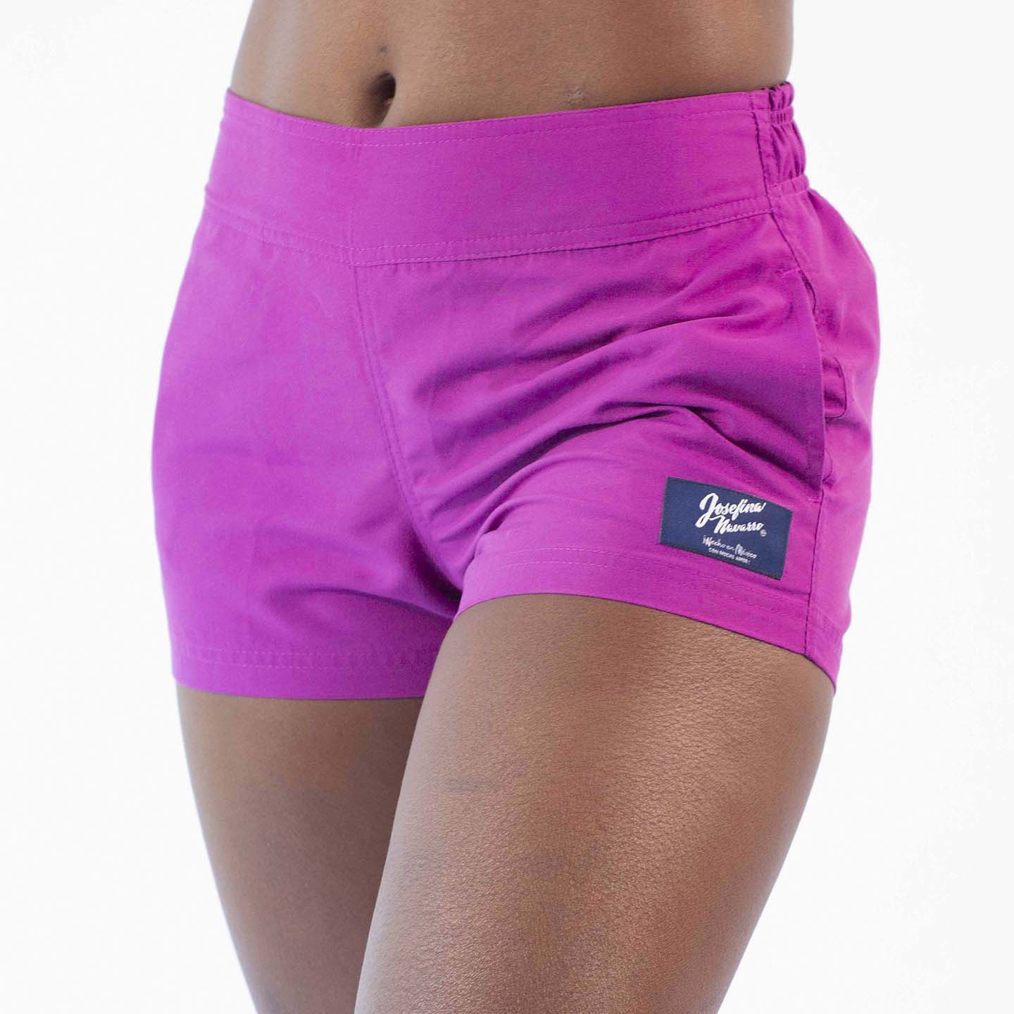 Short de Playa Mujer Morado