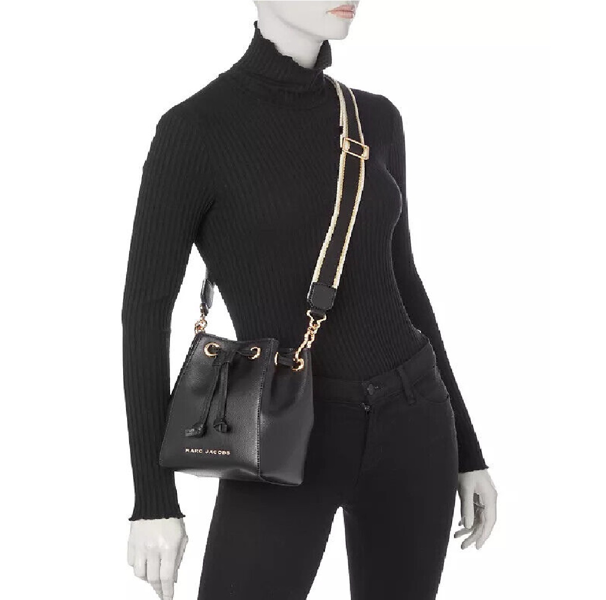 Bolsa Marc Jacobs The Bucket H602L01FA21 001 Negro