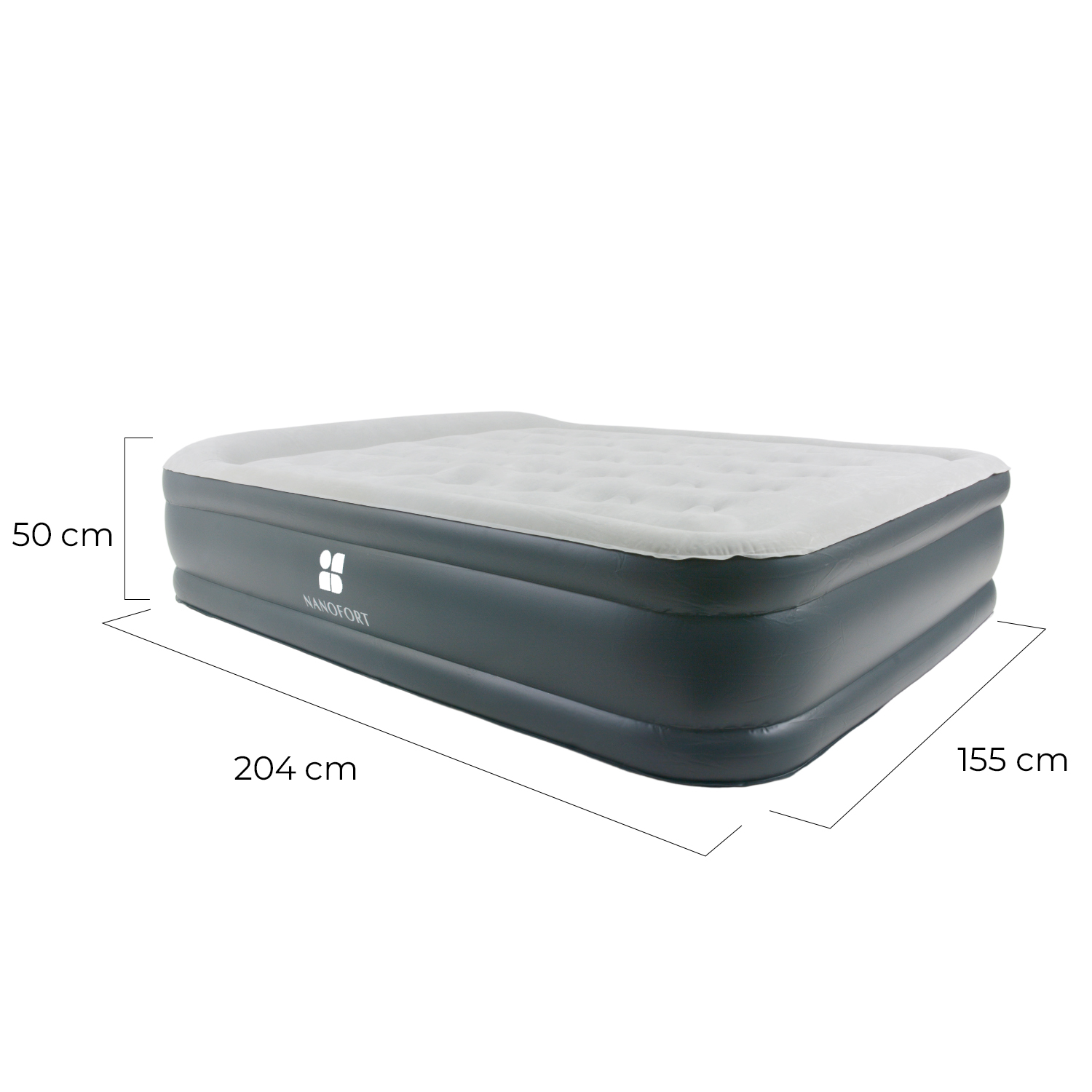 Colchon Inflable Queen Size Bomba Automatica Integrada 
