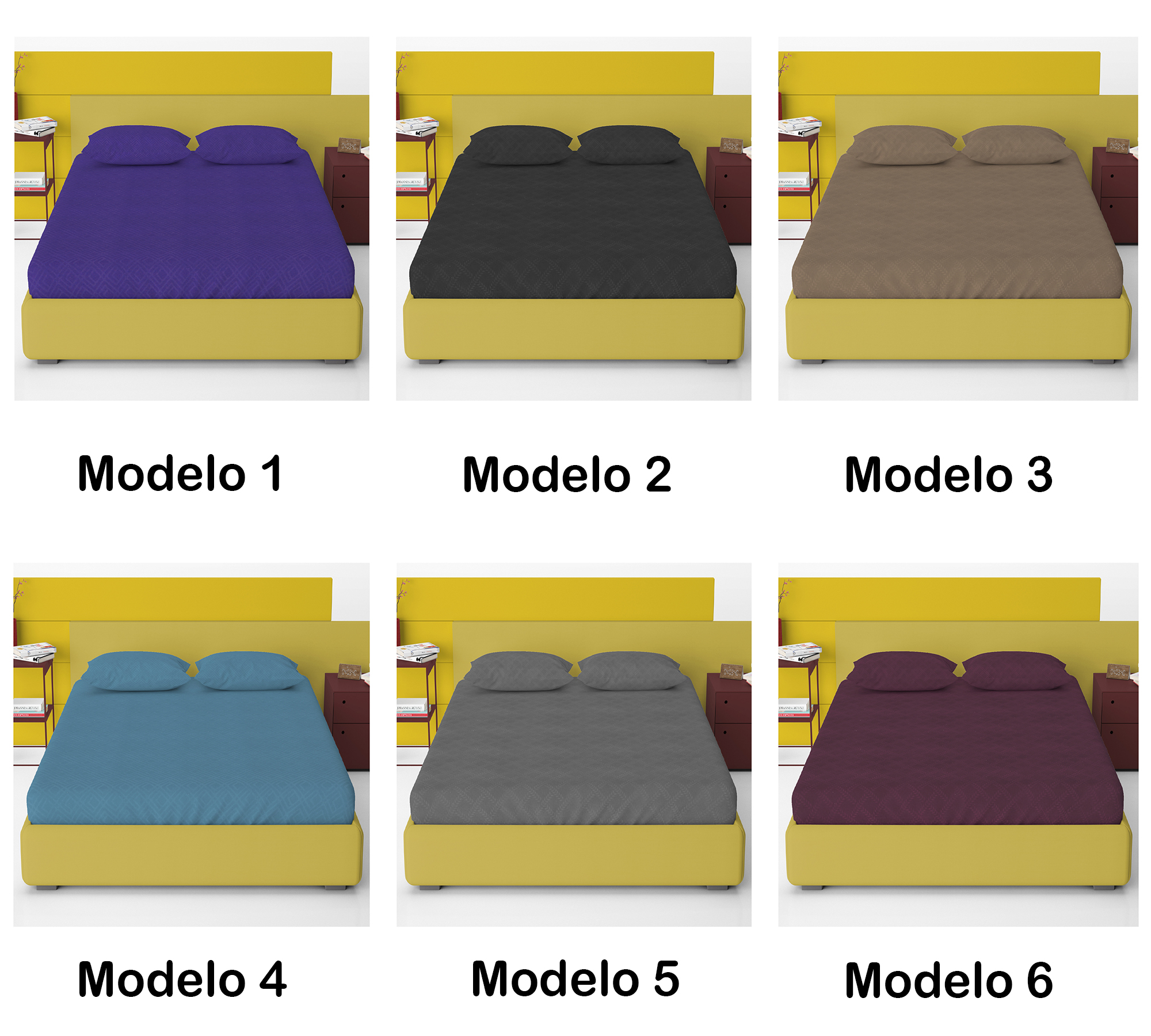 Juego De Sabanas King Size 4 Piezas Lisas con Relieve De Microfibra De Poliester Diseño Elegante Amplias