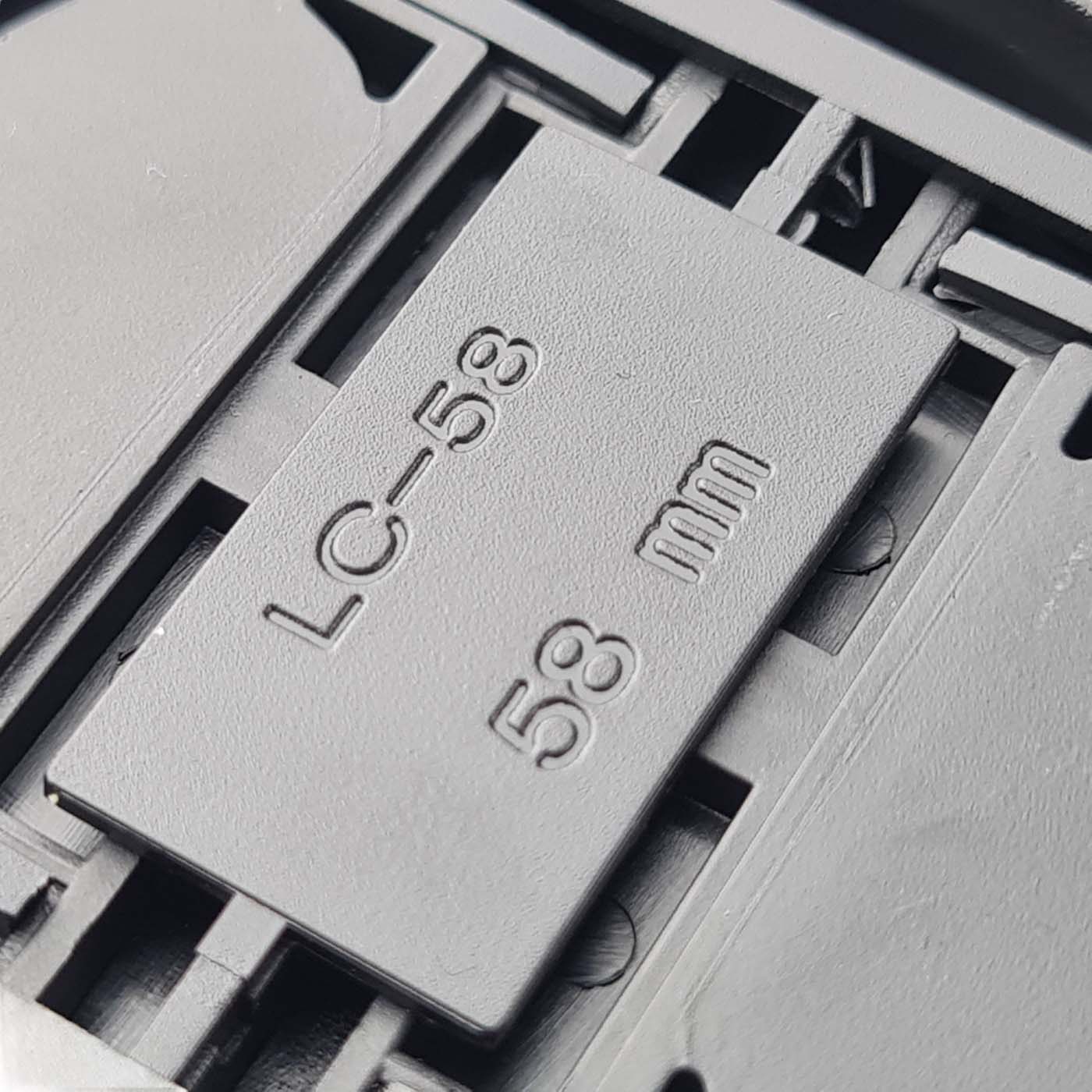 Tapa de 58mm para Canon Lente 18-55mm 55-250mm 70-300mm Cámara EOS Rebel