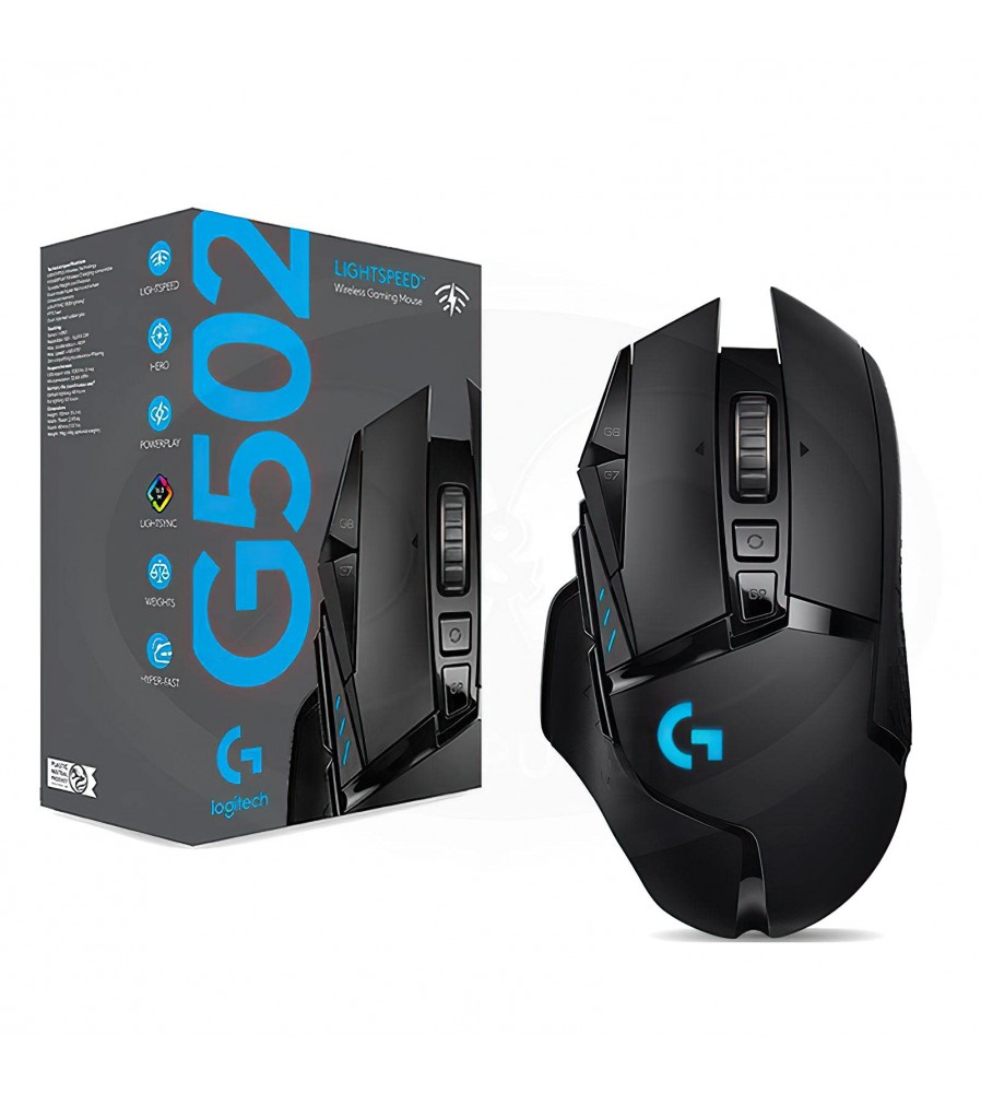 Mouse Logitech G502 Lightspeed Inalámbrico Gaming.