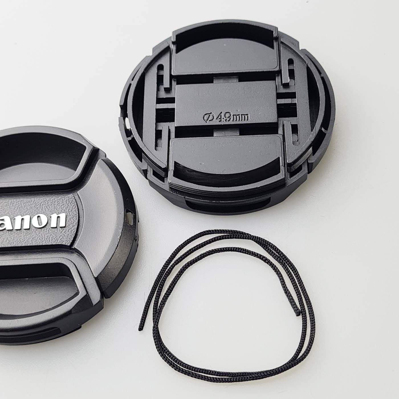 Tapa de 49mm para Lente Canon de 50mm y 15-45mm Cámaras EOS Rebel DSRL