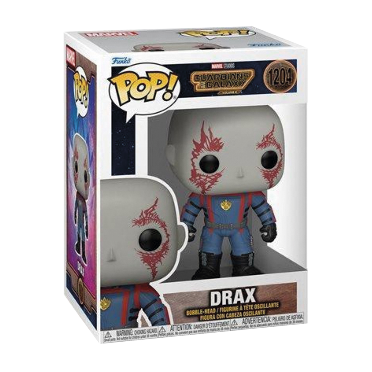 Funko Pop Drax #1204 Guardianes De La Galaxia Volumen 3 Marvel Figura Original