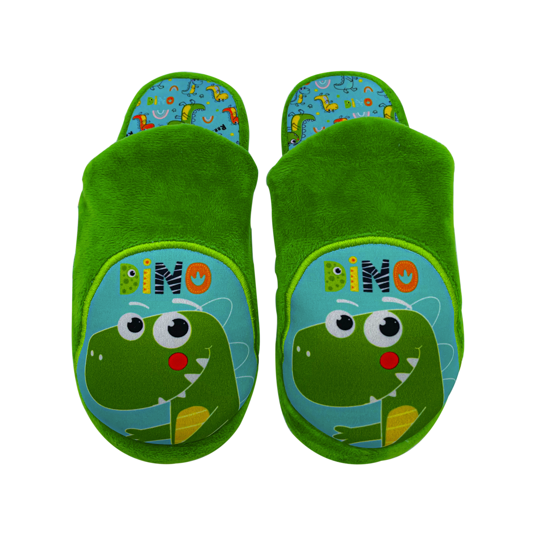 Pantufla Infantil Perezozaz Estilo Dino