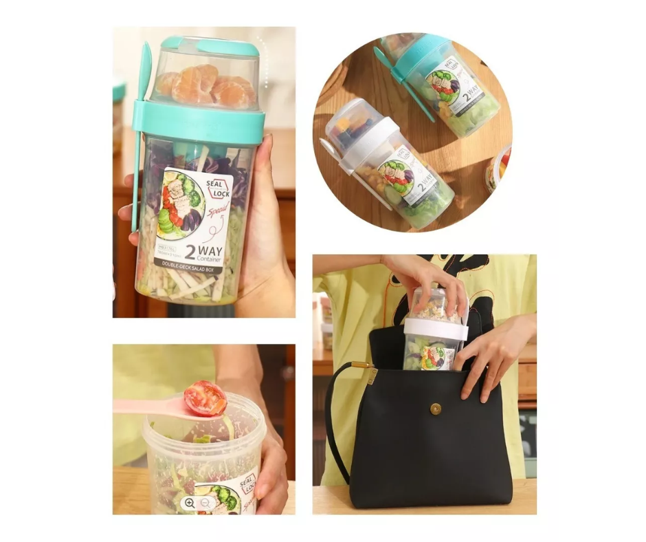 Contenedor Hermético para almacenar alimentos.