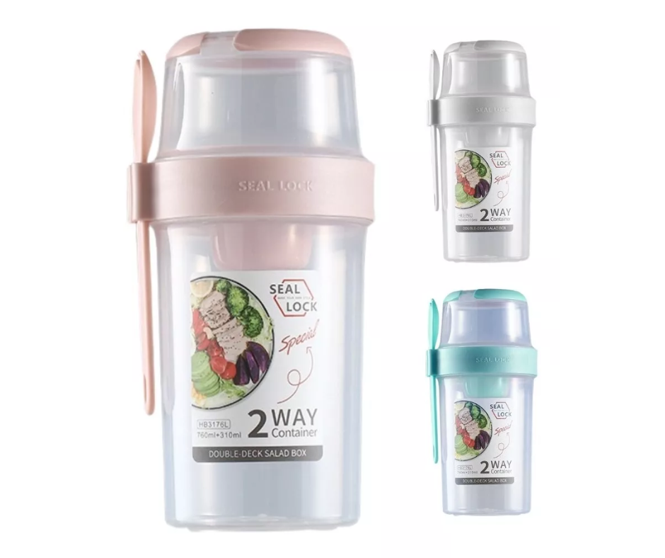 Contenedor Hermético para almacenar alimentos.