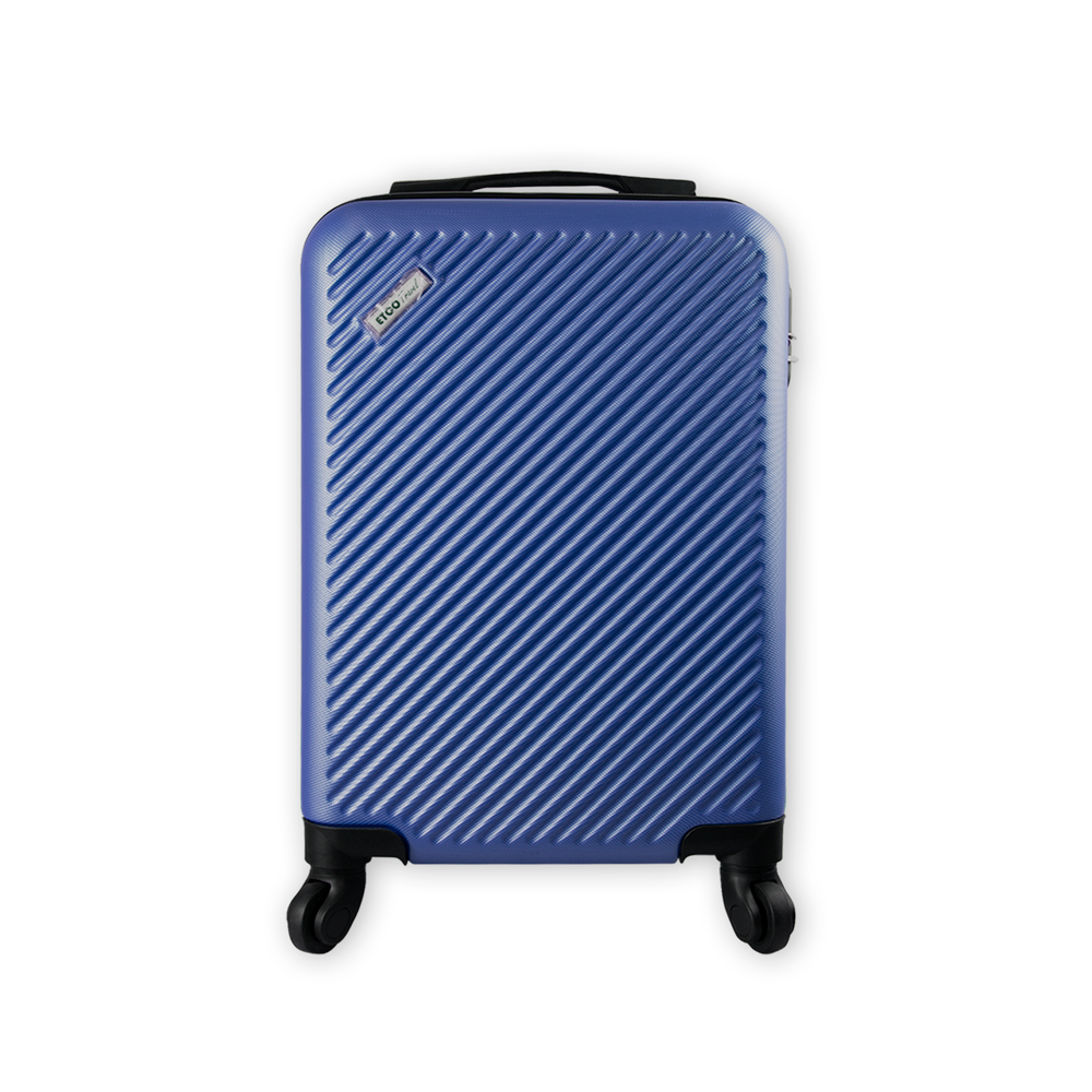 Maleta De Viaje Ligera 18 Pul Etco Travel Equipaje De Mano Azul Marino Avion Ruedas 360 Barata