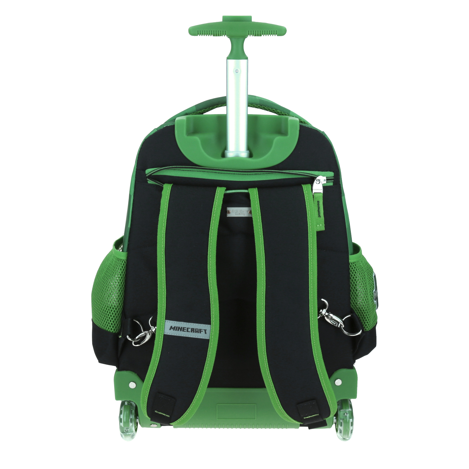 Mochila Chenson con Baston y Ruedas con Luz Minecraft MC65652-G Carg