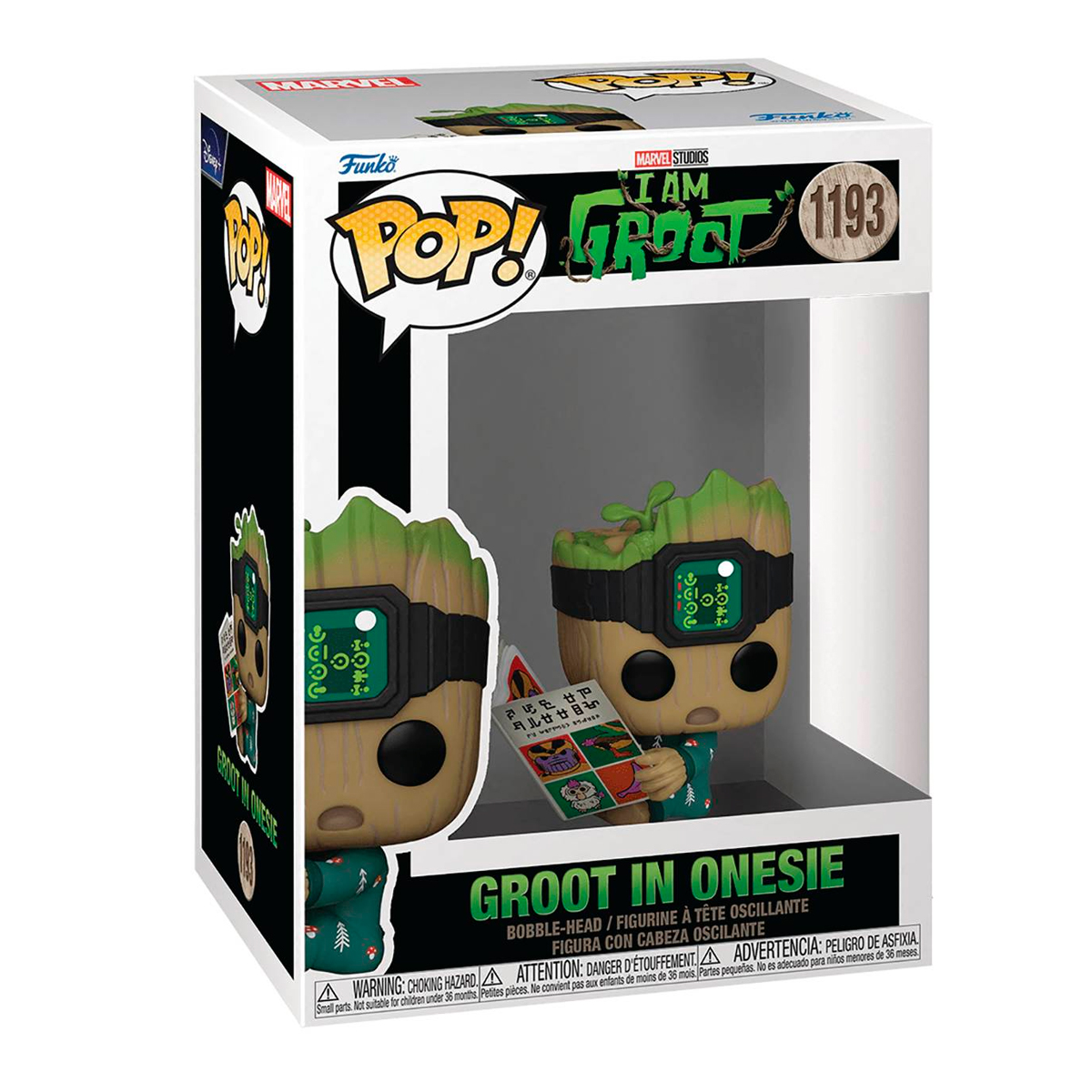 Funko Pop Groot Con Libro #1193 Yo Soy Groot Serie Marvel Figura Original