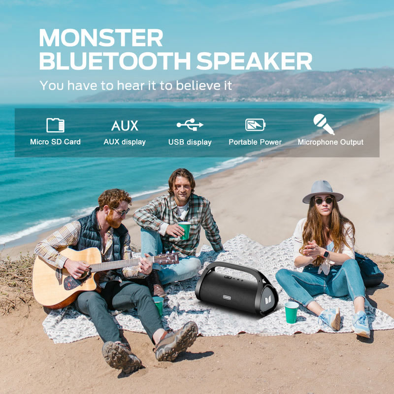 Bocina Inalámbrica Monster Adventurer Max MS22101 Bluetooth