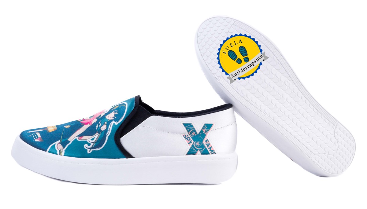 Tenis Niño Spy X Family Anime Anya Yor Loid 430-vsf Verde.