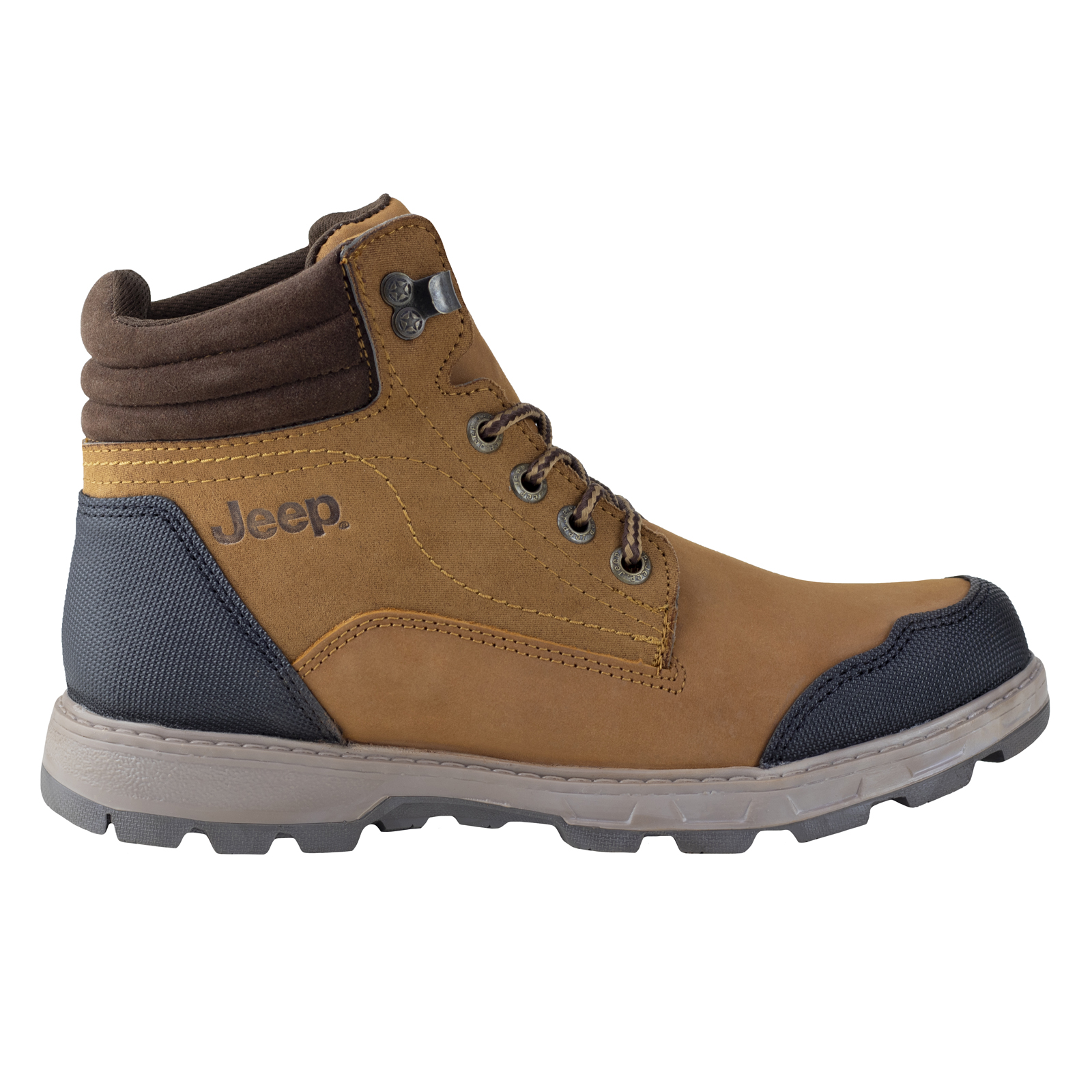Botas Hombre Jeep Urbanas 16503 Nobuck Bronce Diseño Outdoor